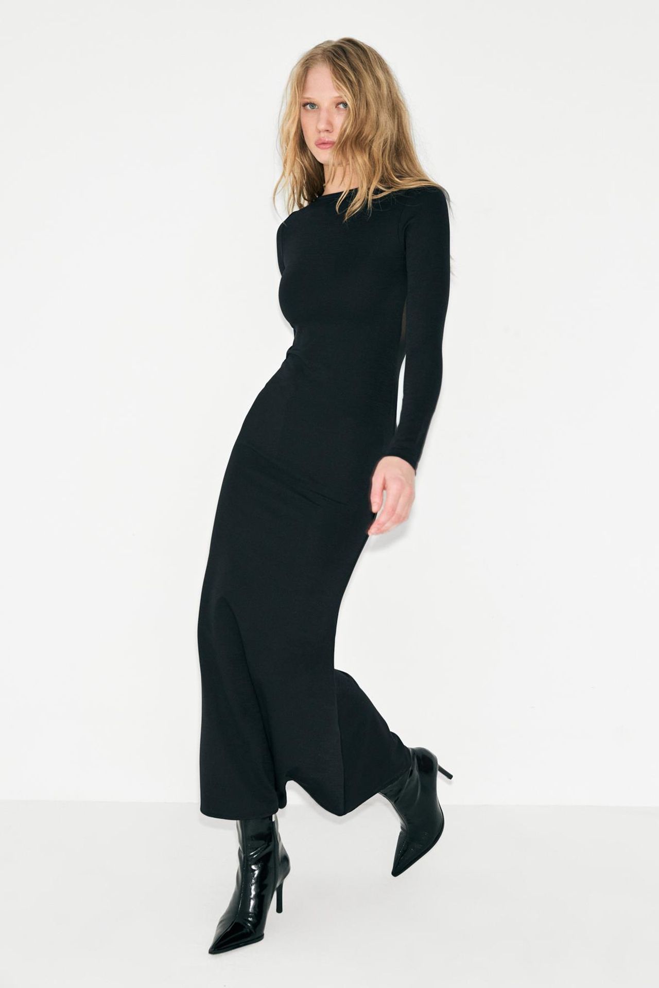 GRIMELANGE Long Straight Maxi Dress 5