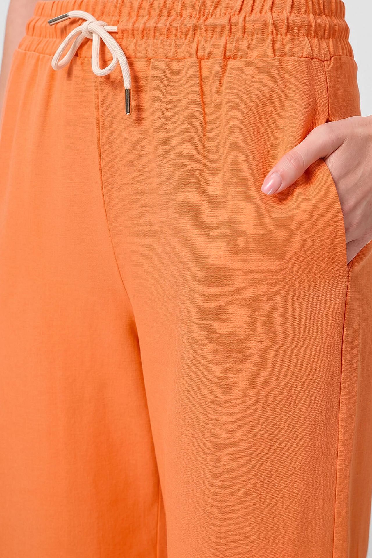 TOMMY Mid Waist Palazzo Pants with Drawstring 3