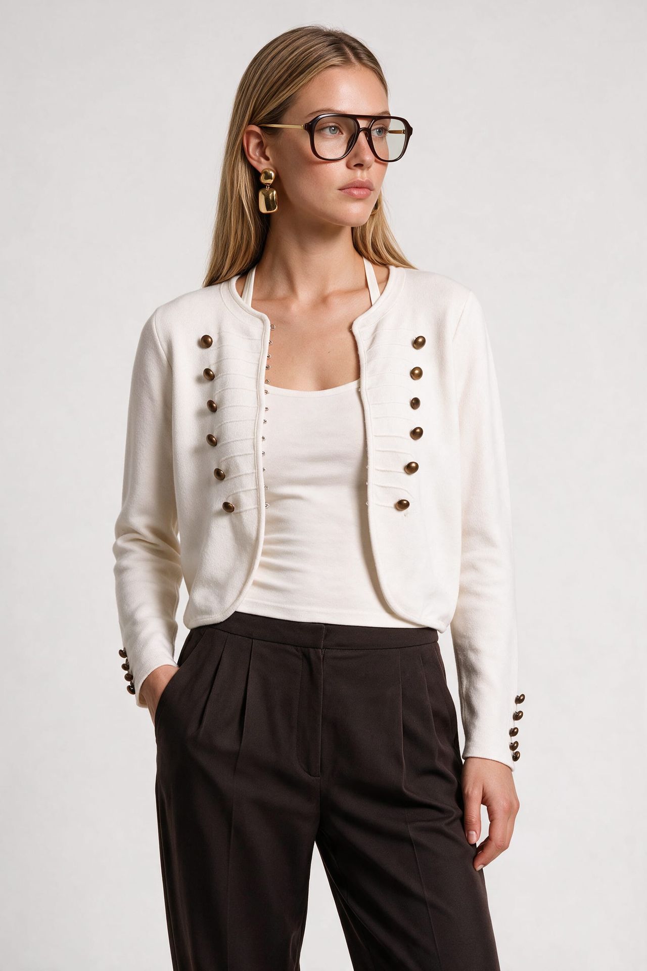 ISTANBUL Women's Button Front Cardigan 3