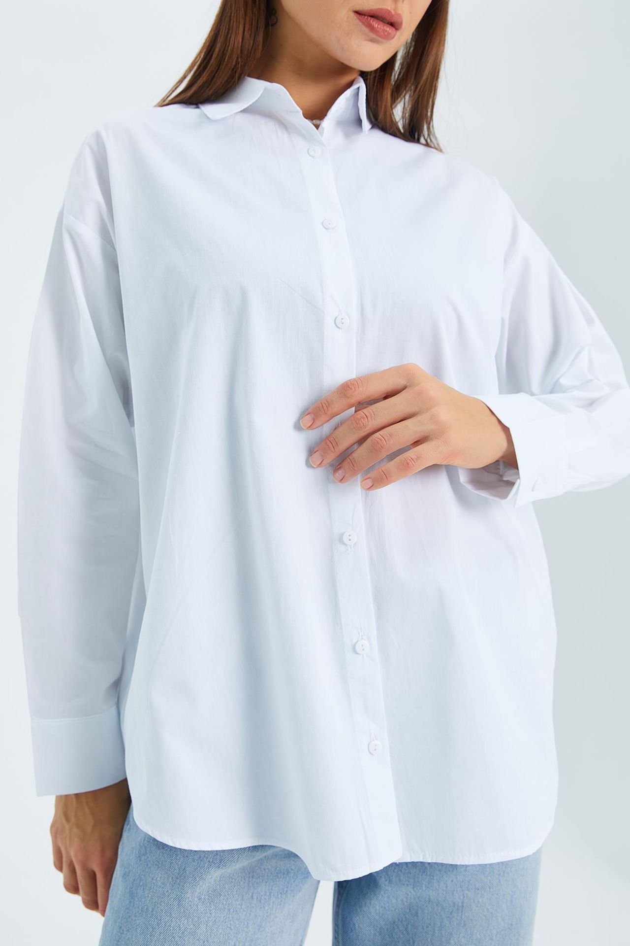 Mixray Long Sleeve Cotton Shirt 4
