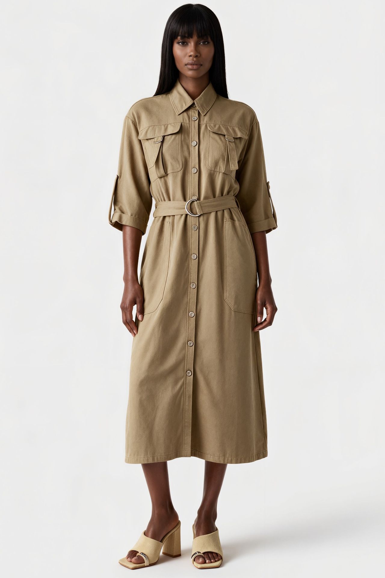 MSN Cotton-Viscose Maxi Dress 5