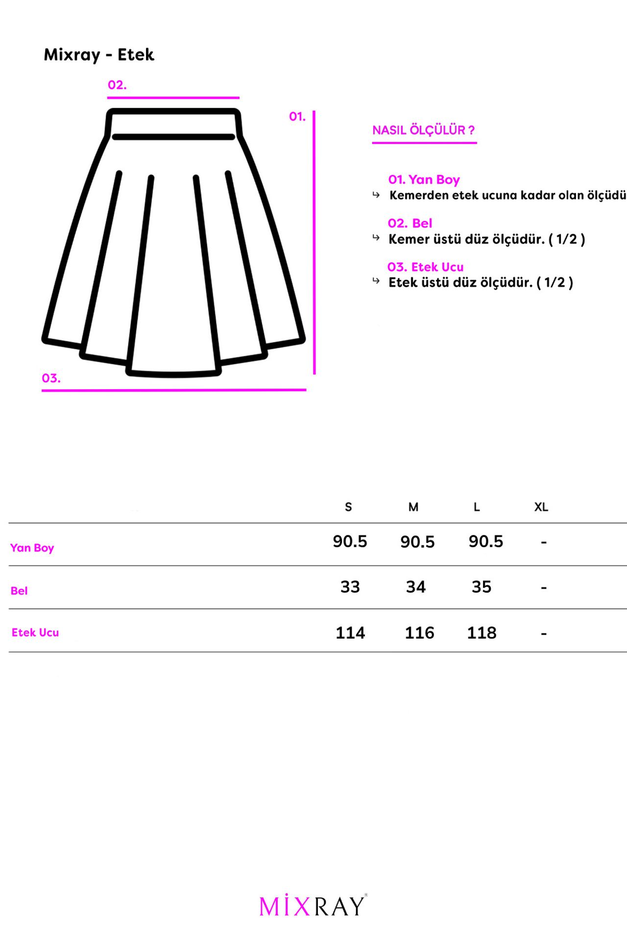 Mixray High-Waisted Long Skirt with Pockets 5