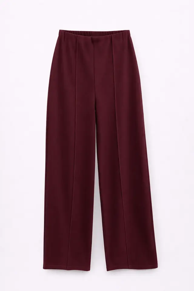 MIXRAY Women's Wide-Leg Jersey Trousers