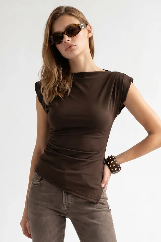 MIXRAY Women's Cotton Blend Blouse