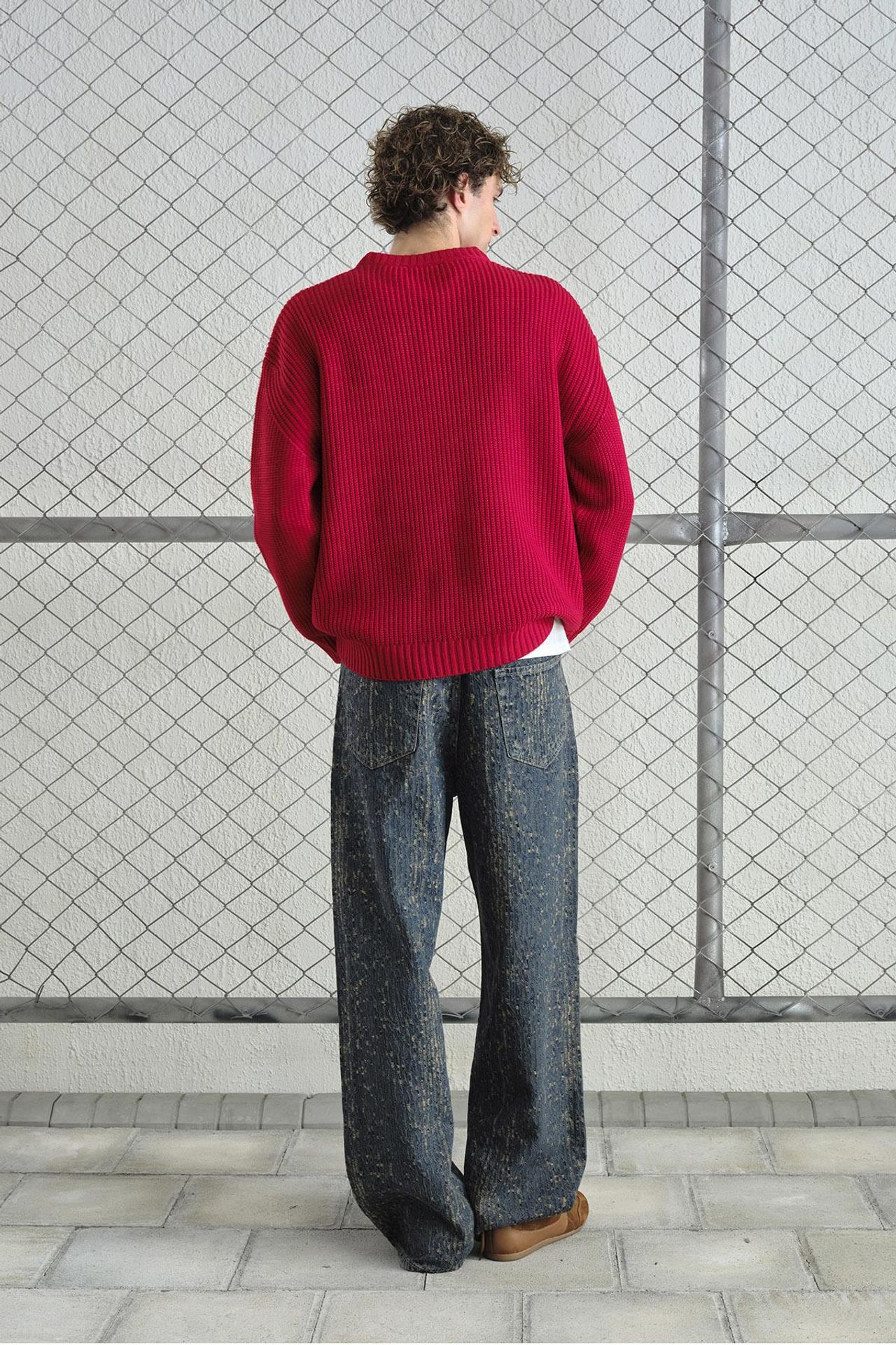 GIESTO Comfort Fit Ribbed Knit Crew Neck Sweater 2