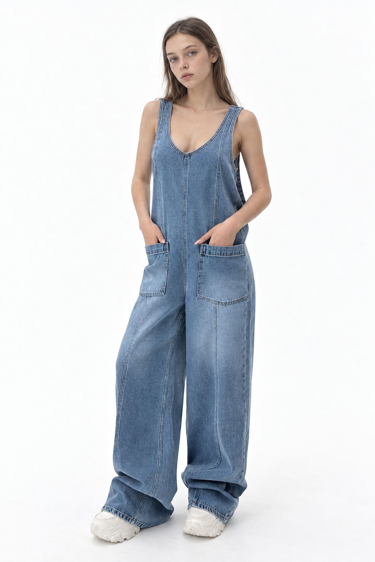 SQUALO Women's Cotton Jumpsuit 1