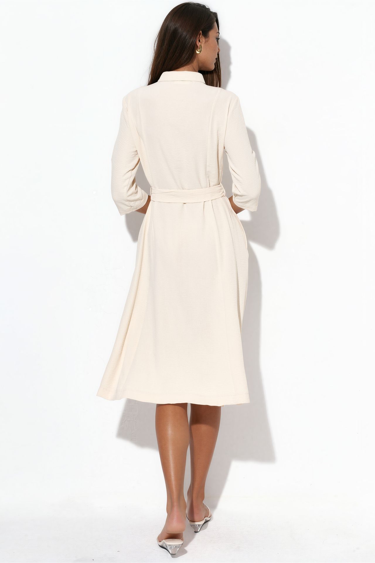 BDART Textured Midi Dress with Bow 2