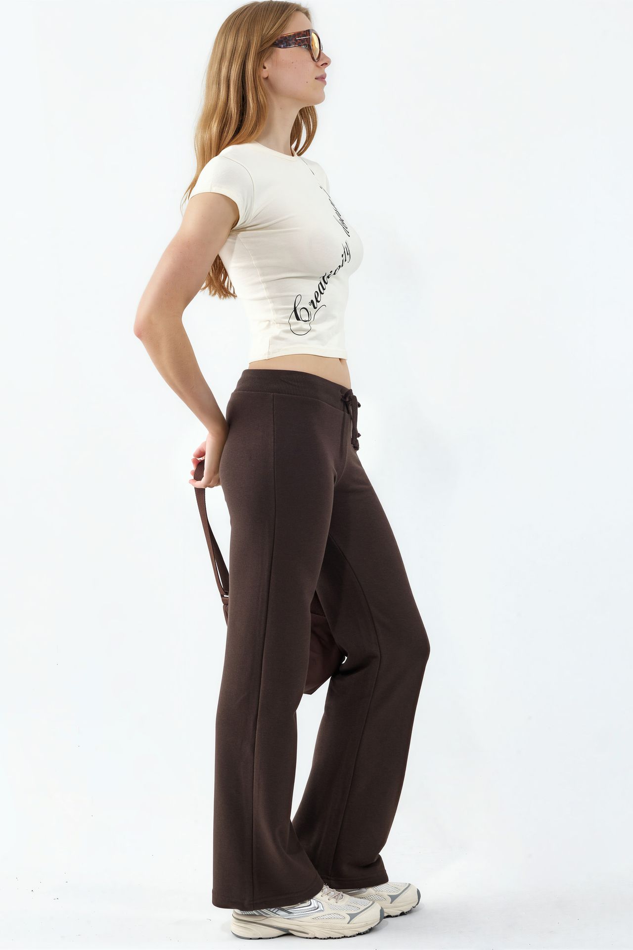 BUSEM Women's Straight-leg Sweatpants 2