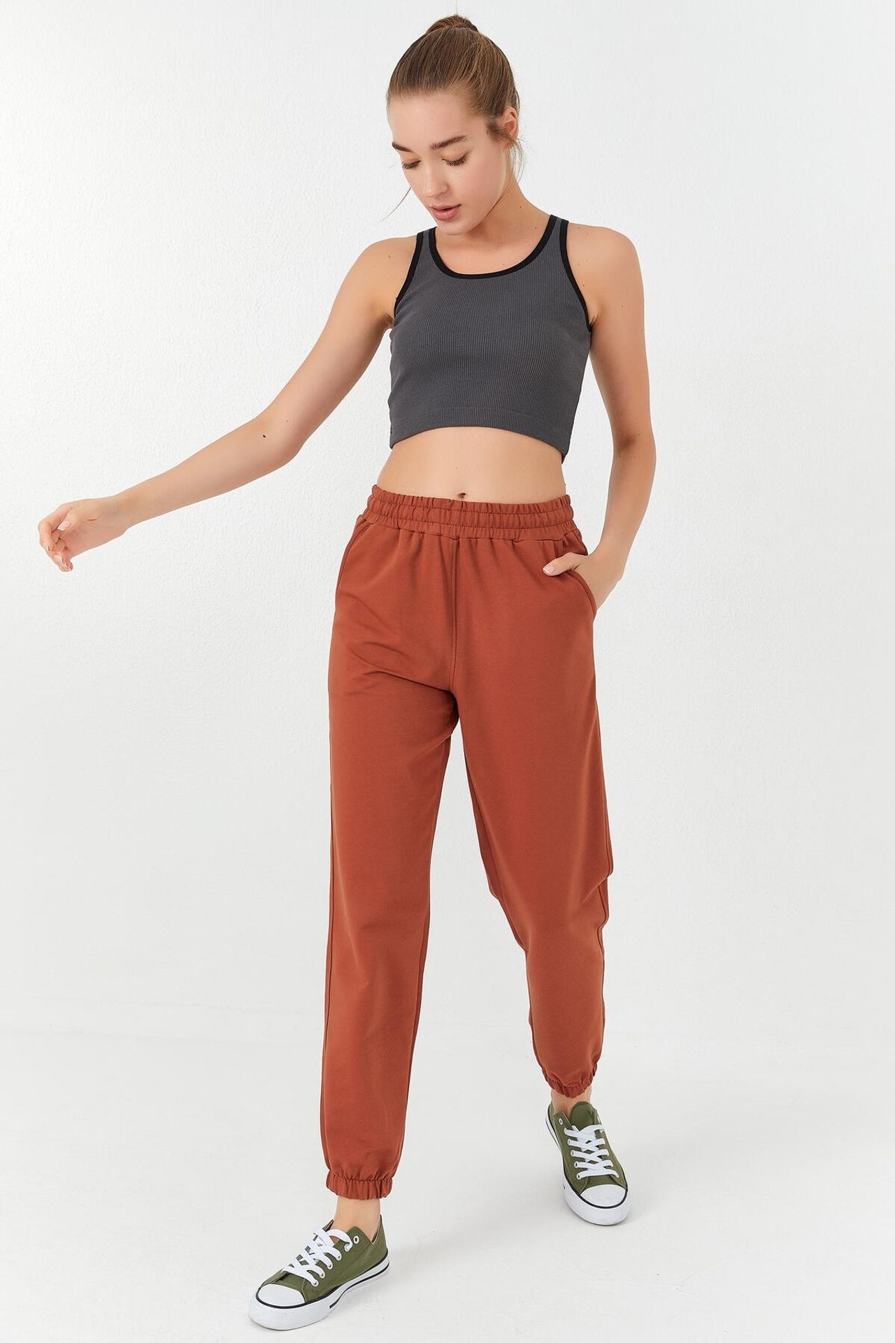 TOMMY Ribbed Sleeveless Crop Top 5