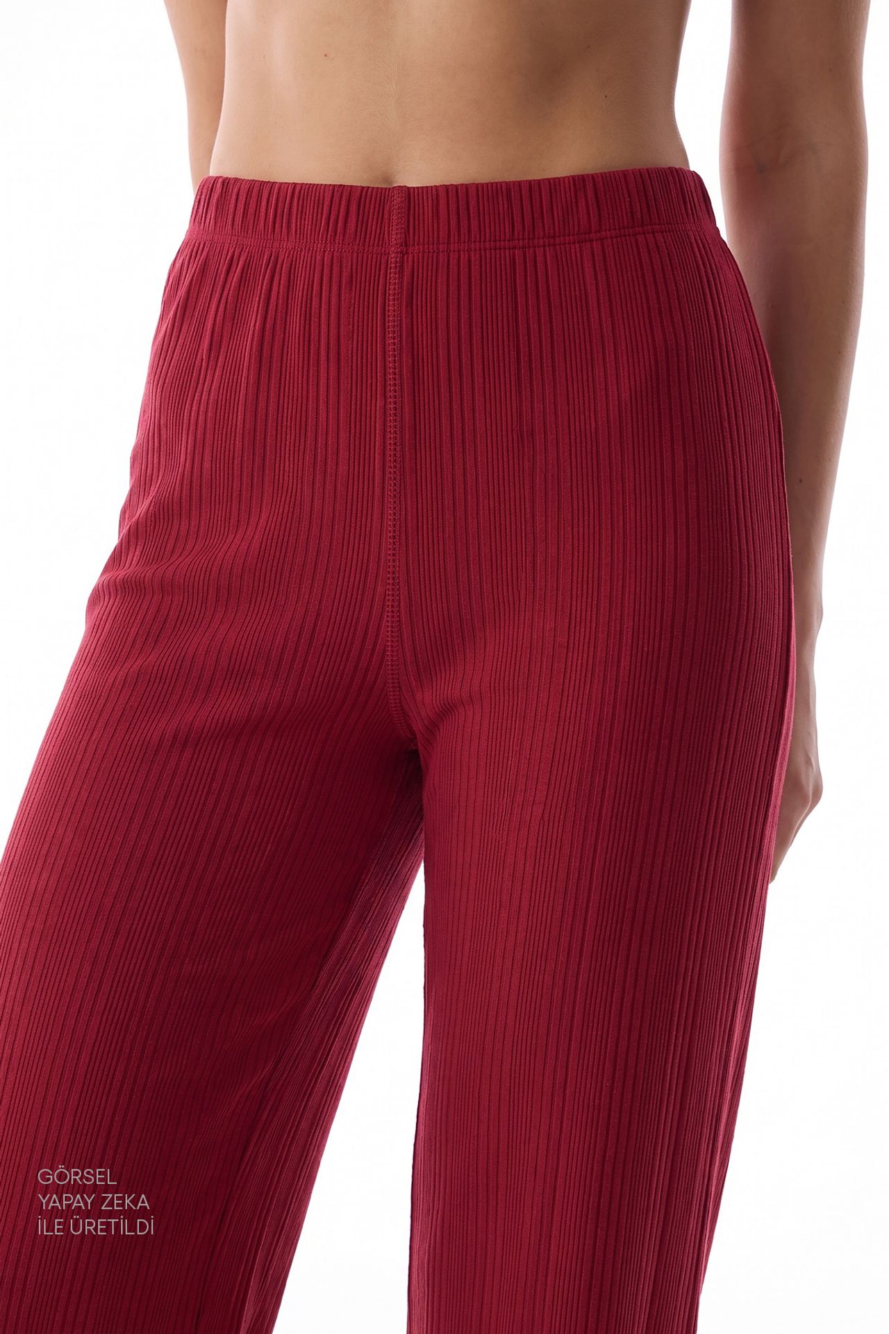 PENTI Lana Ribbed Long Sleeve Shirt Trousers Pyjama Set 4
