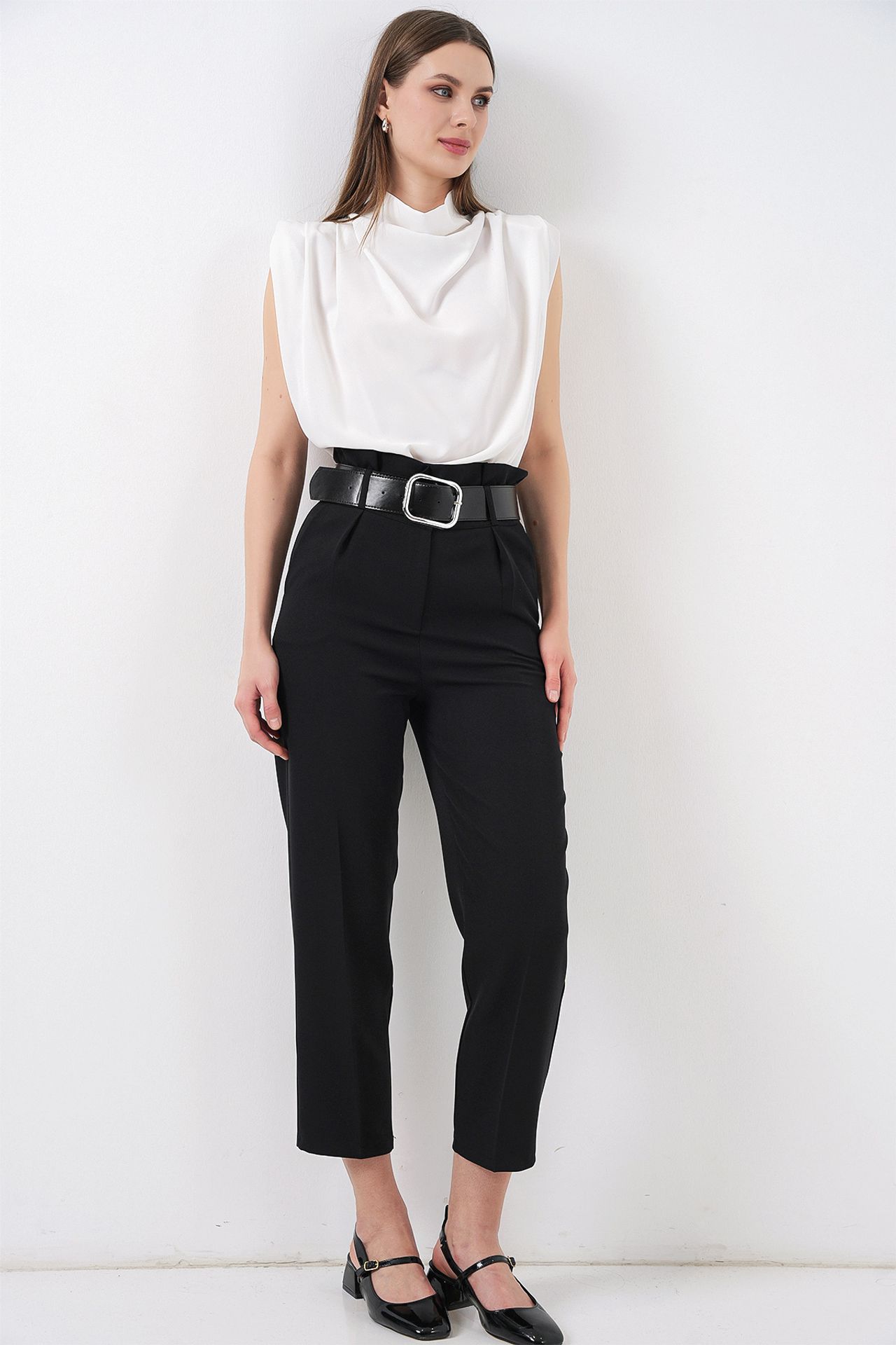 BDART Ankle Length Straight Pants with Bow 3