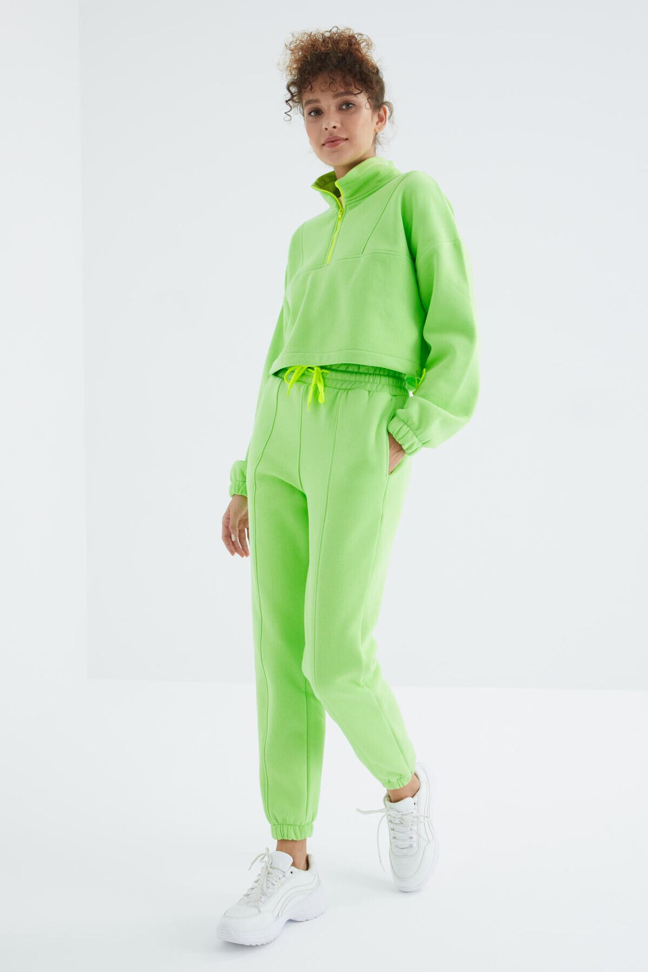 TOMMY Oversized Fleece Sweatshirt And Pants Set 3