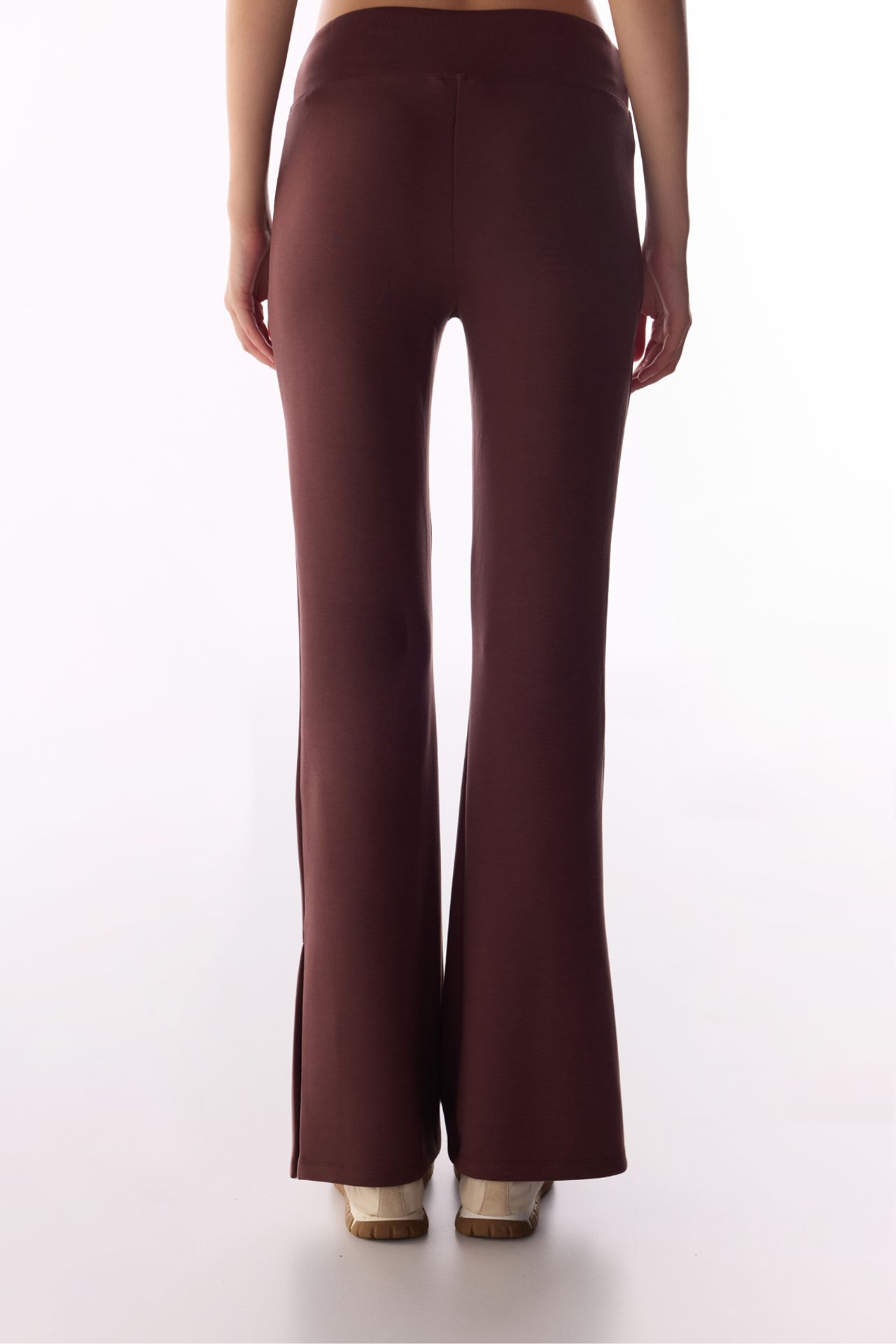 PENTI Modal Slit Flared Pants 3