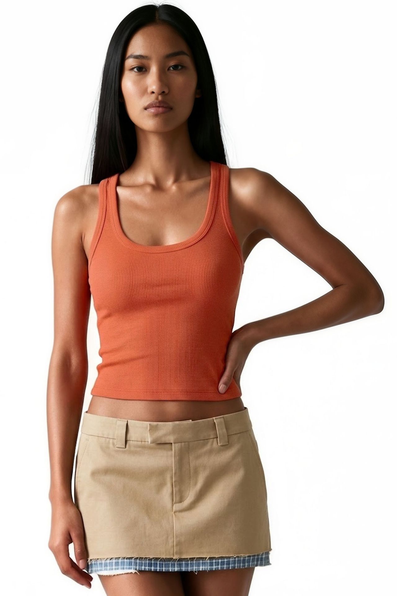 BUSEM Ribbed Modal Cotton Cami 1