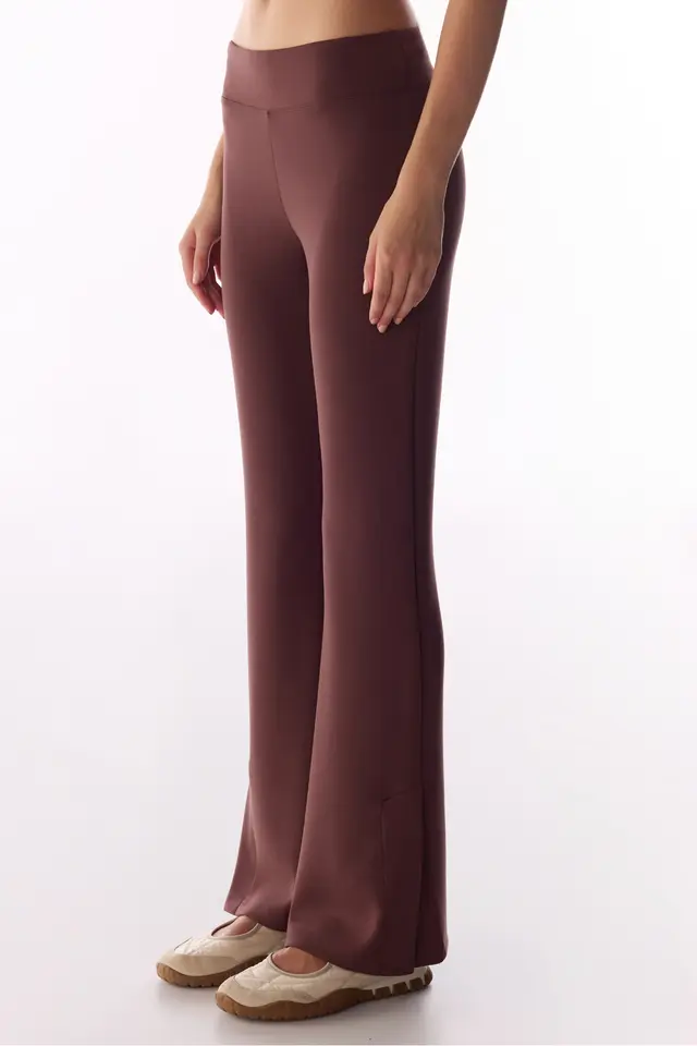 PENTI Modal Slit Flared Pants