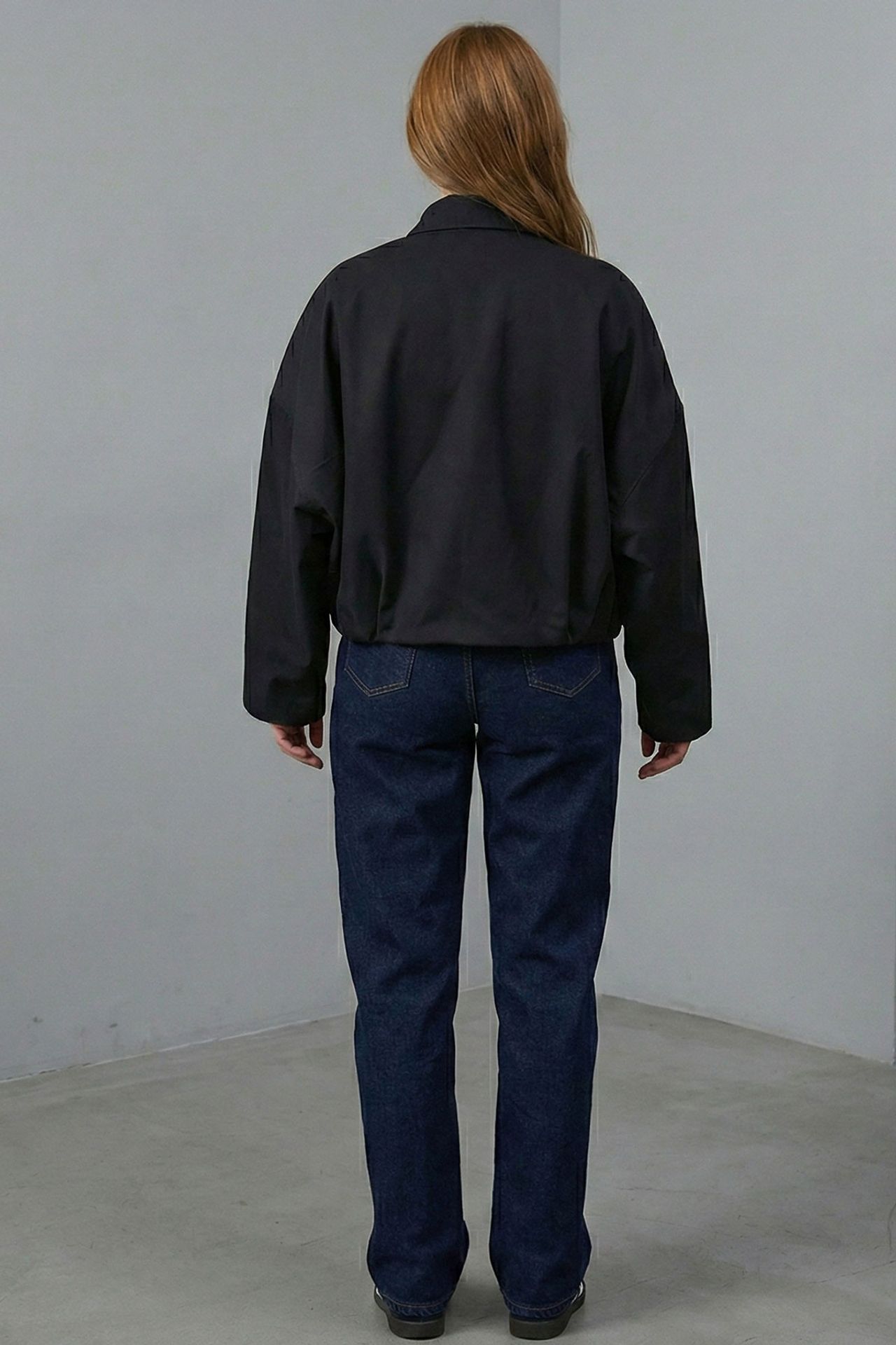 BDART Gabardine Bomber Jacket with Zipper Closure 3