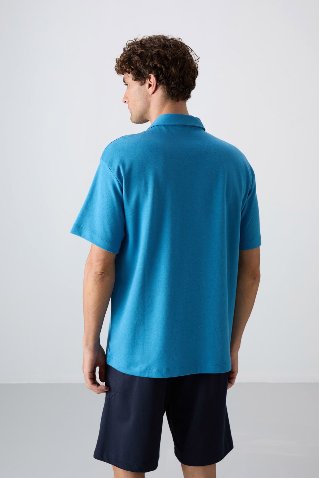 TOMMY Men's Oversized Polo T-Shirt 5