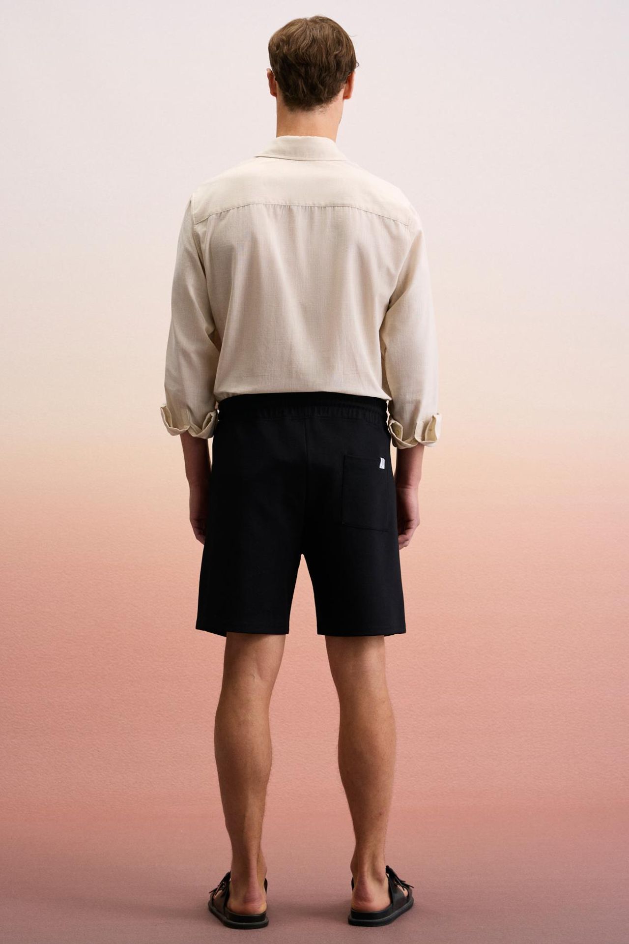 GRIMELANGE Pull-On Straight-Leg Cotton Shorts 5