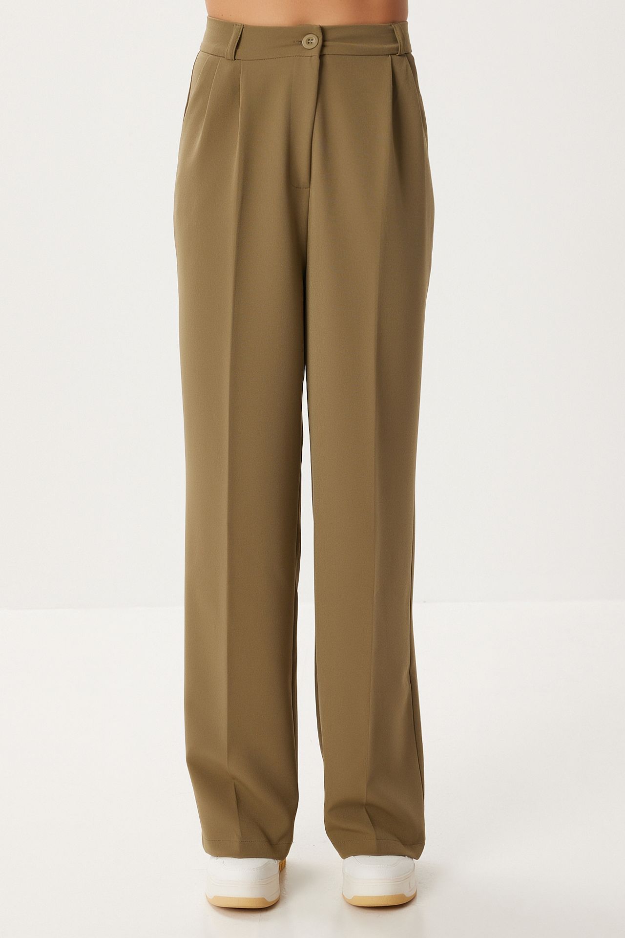 ISTANBUL High Waist Pleated Palazzo Pants 3