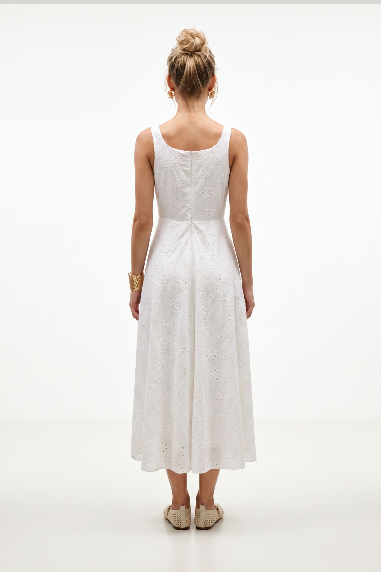 ISTANBUL Cotton-Blend Maxi Dress 5