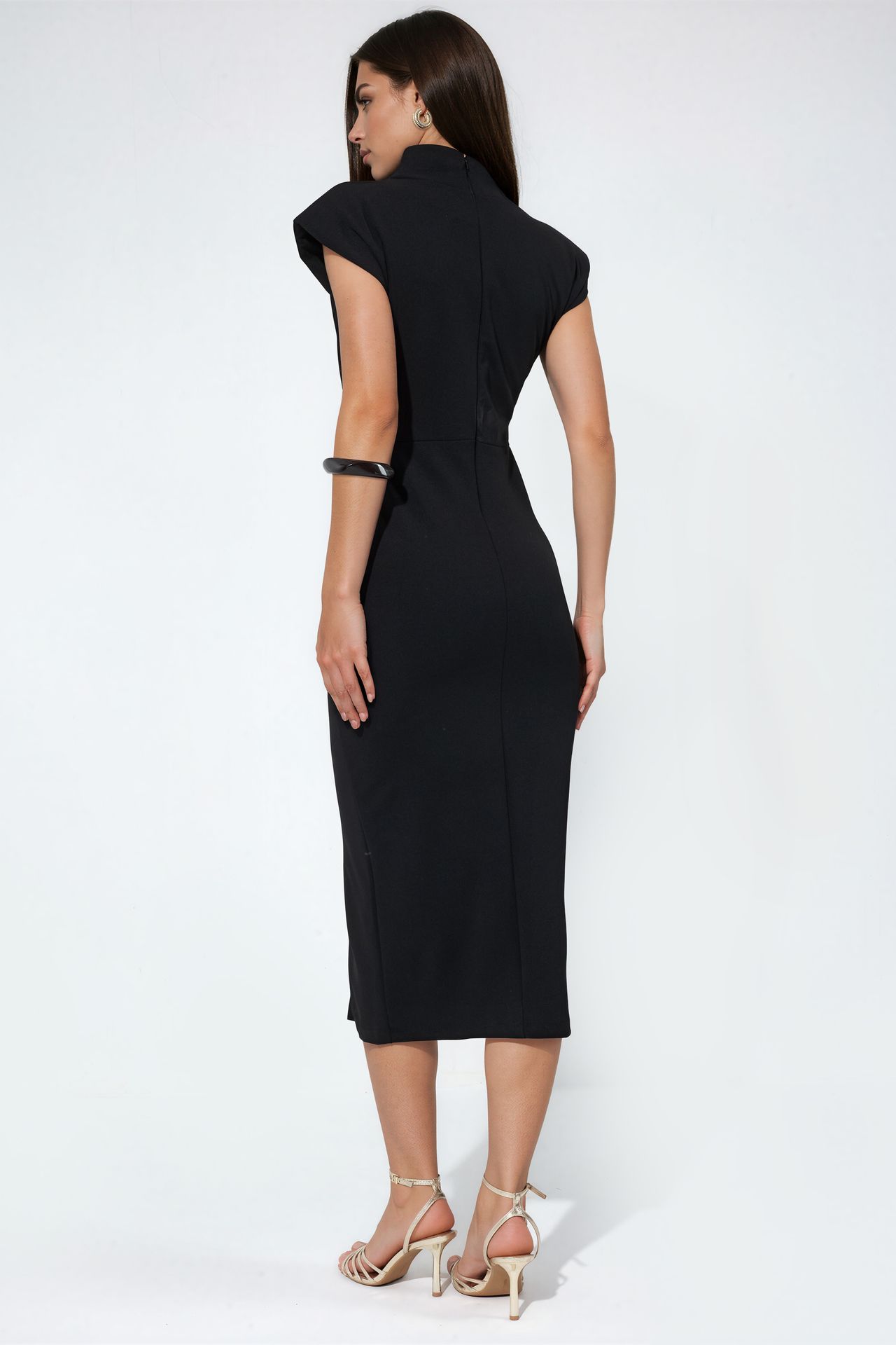 BUSEM Women’s Half Turtleneck Midi Dress 3