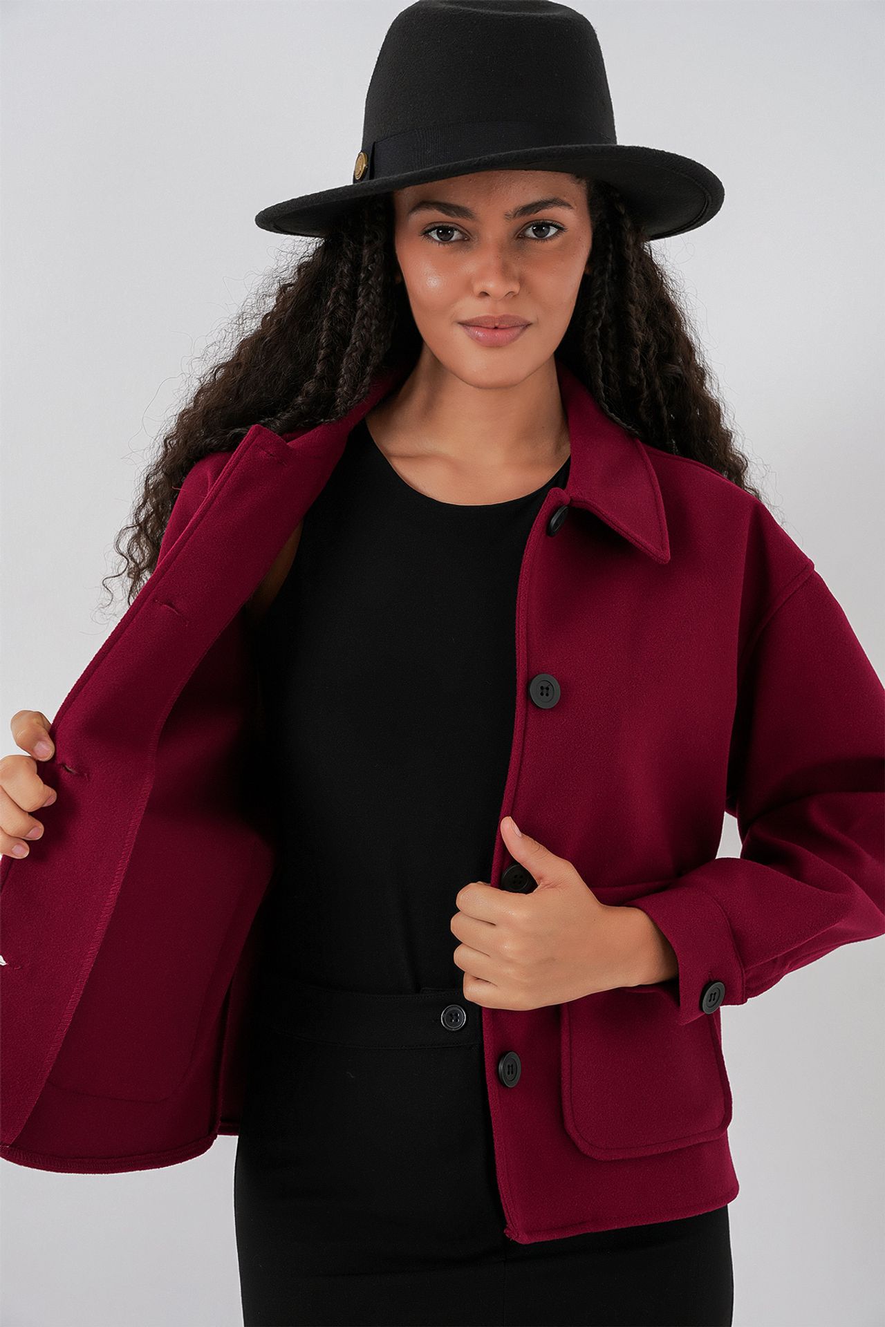 BDART Buttoned Jacket with Pockets