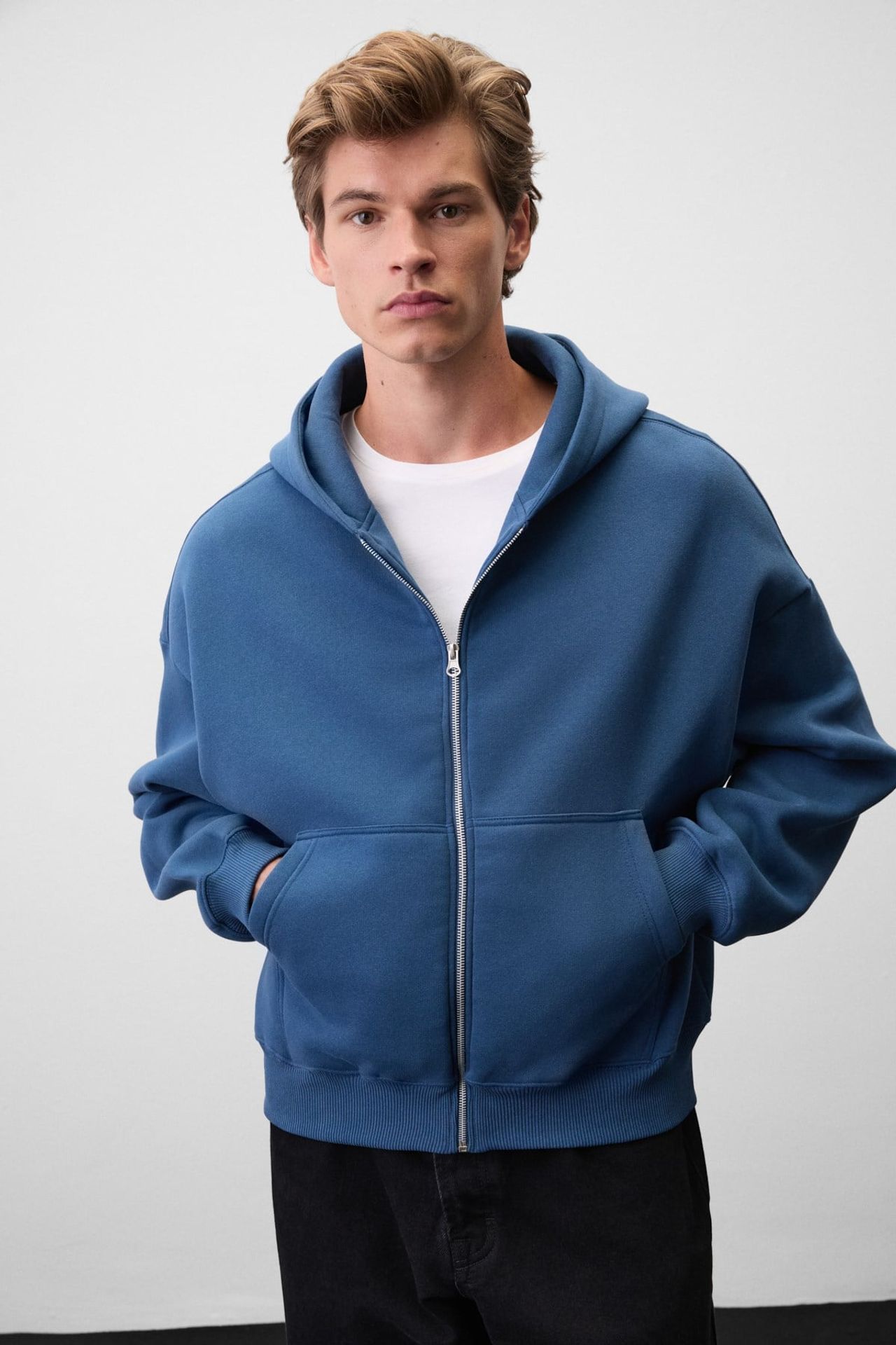 GRIMELANGE Relaxed Fit Plain Sweatshirt 5