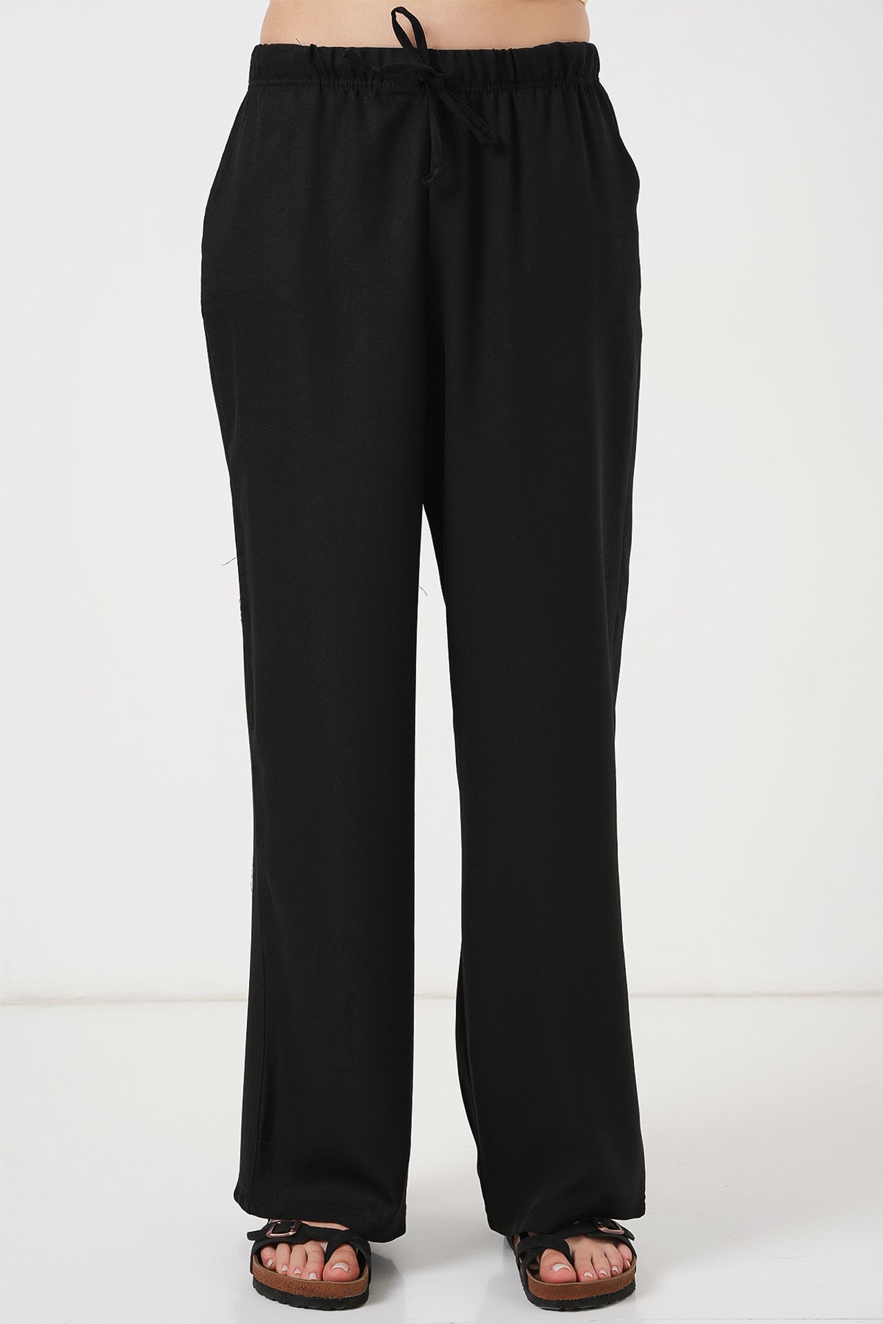 BDART Wide Leg Relaxed Pants with Drawstring 4