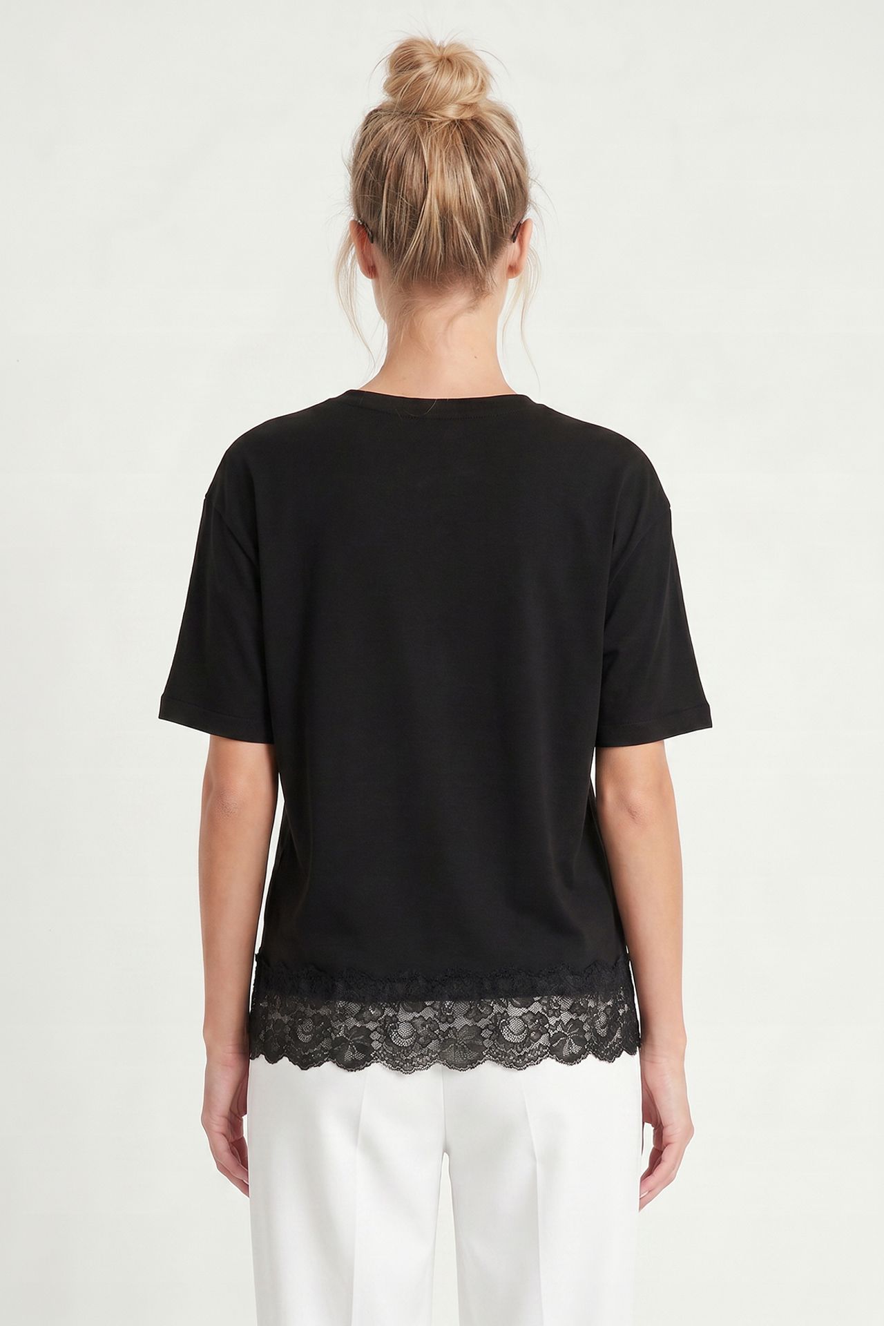 ISTANBUL Oversized Lace Knit Blouse 8