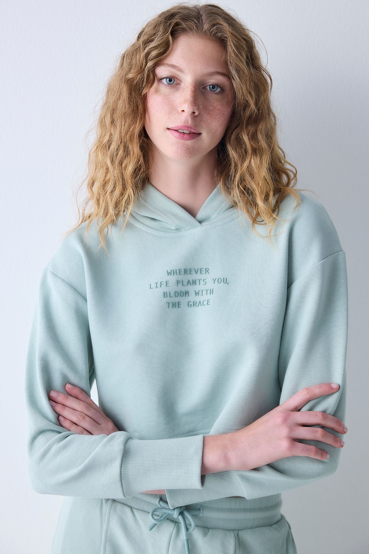 PENTI Hooded Ribbed Sweatshirt 2