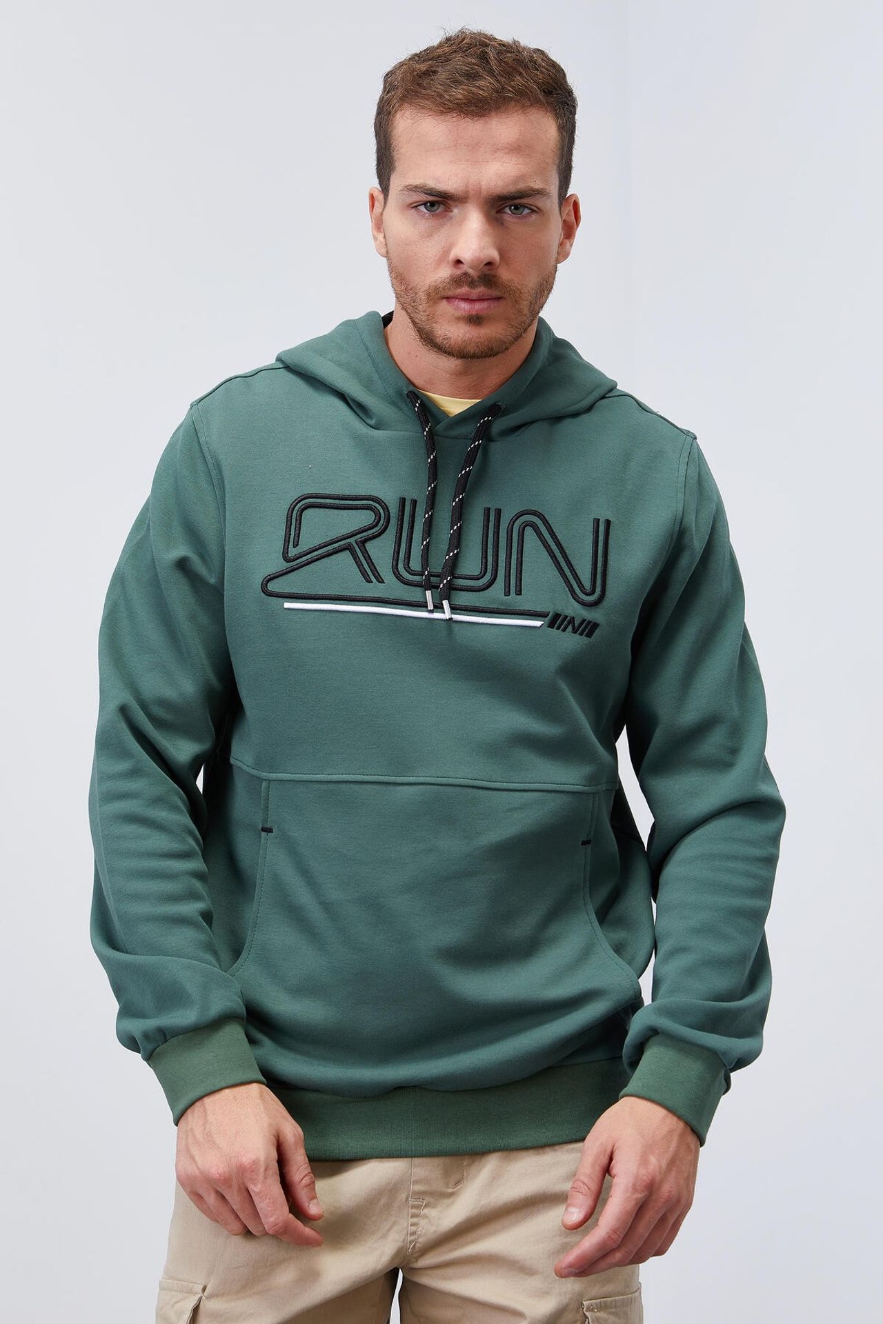 TOMMY Men's Logo Printed Hooded Sweatshirt 6