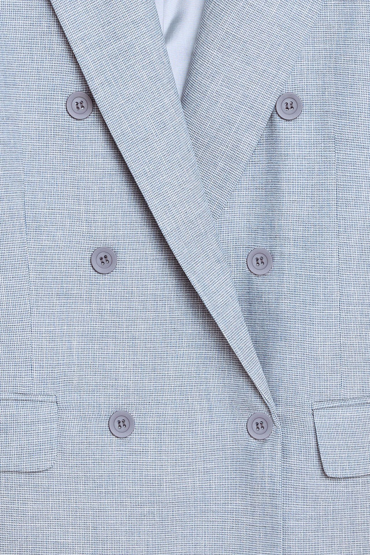 DILVIN Long Shawl Collar Crepe Blazer 7
