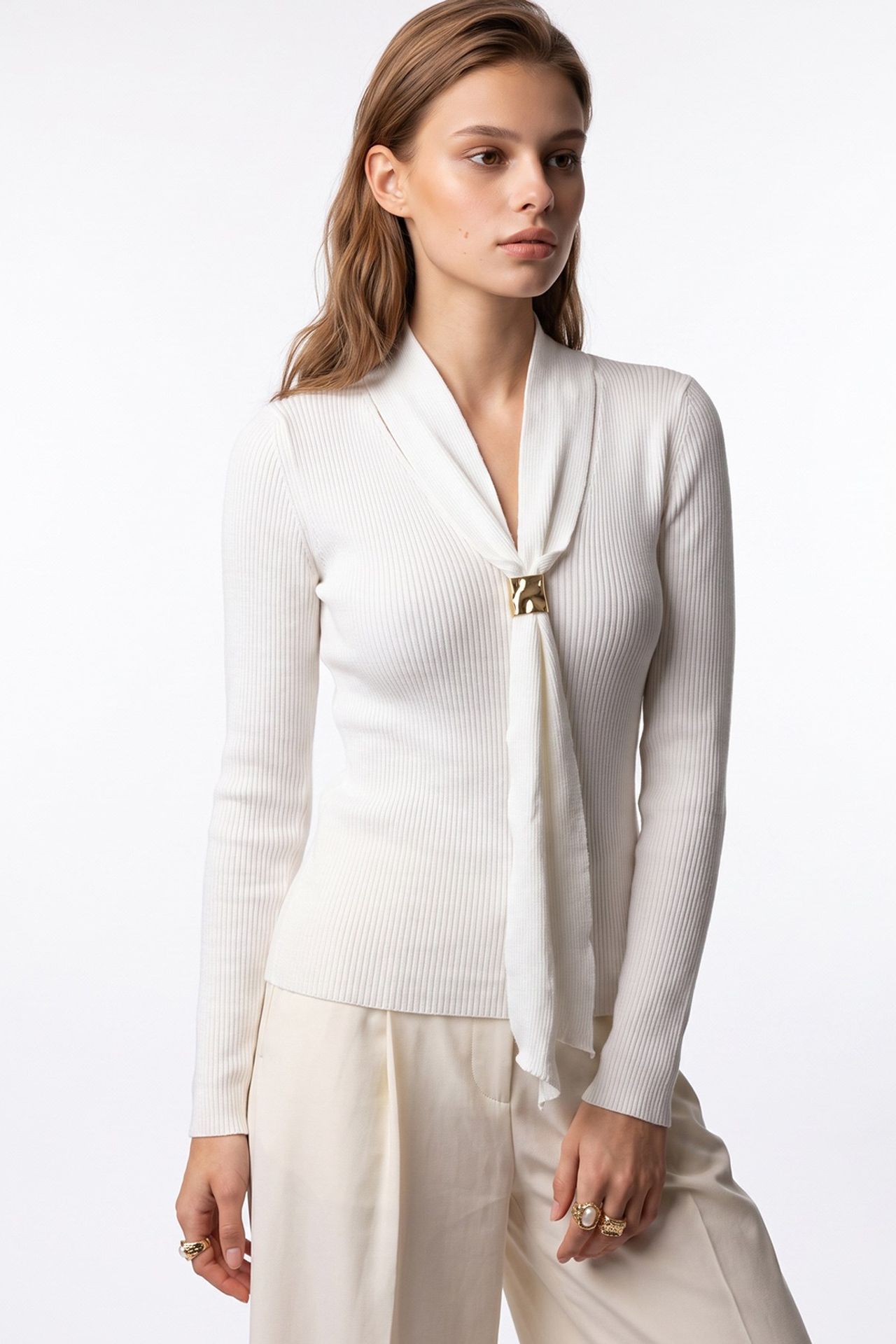 MIXRAY Women’s Viscose Blend Sweater 5