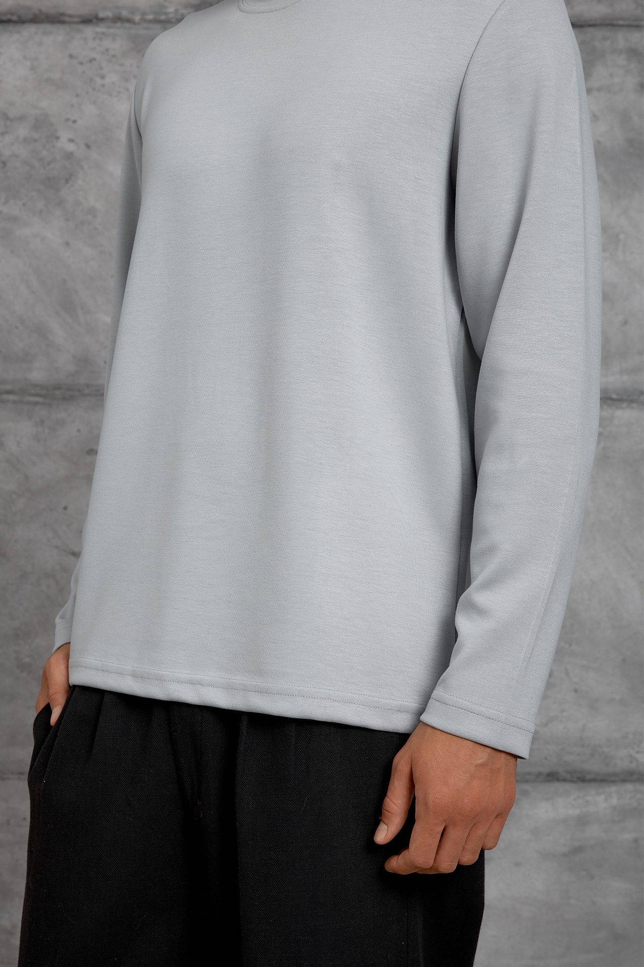 NOMARC Normal Kalıp Bisiklet Yaka Sweatshirt 3