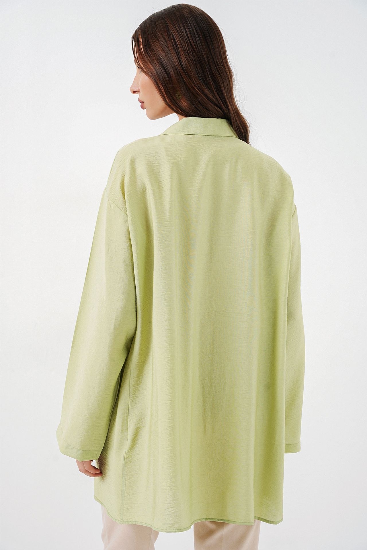 BDART Tie Detail Long Sleeve Kimono