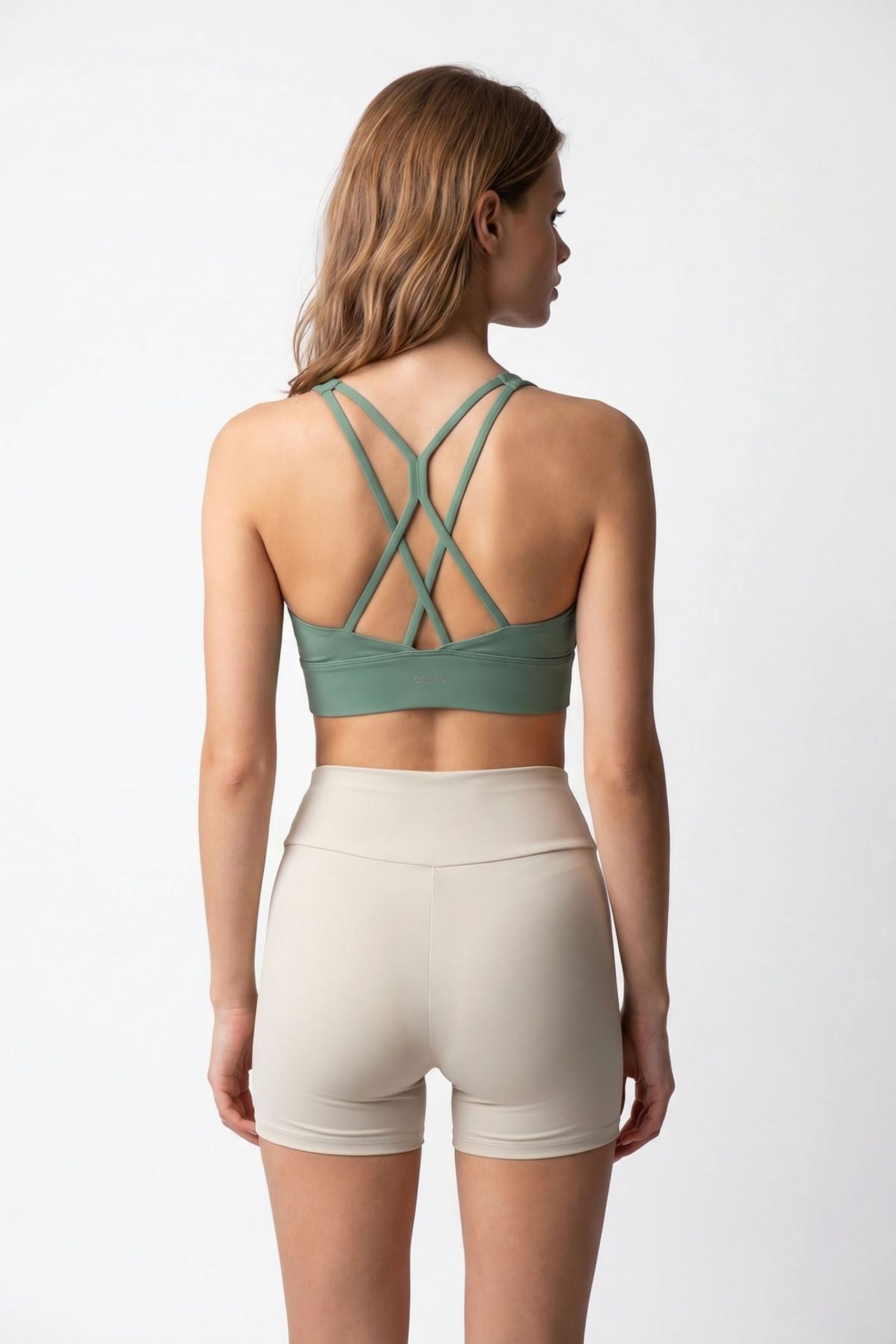 MIXRAY High-Waist Skinny Cycling Shorts 4