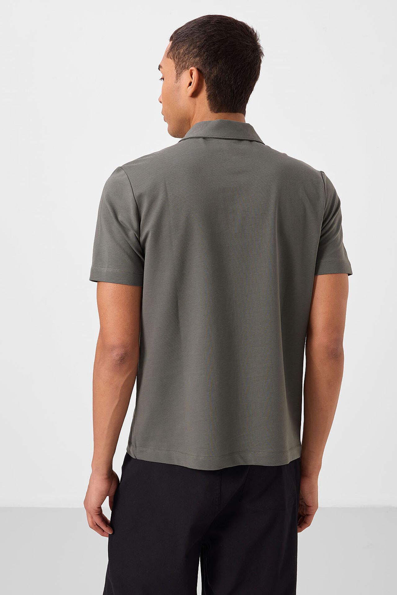 TOMMY Men's Cotton Elastane Polo T-Shirt 6