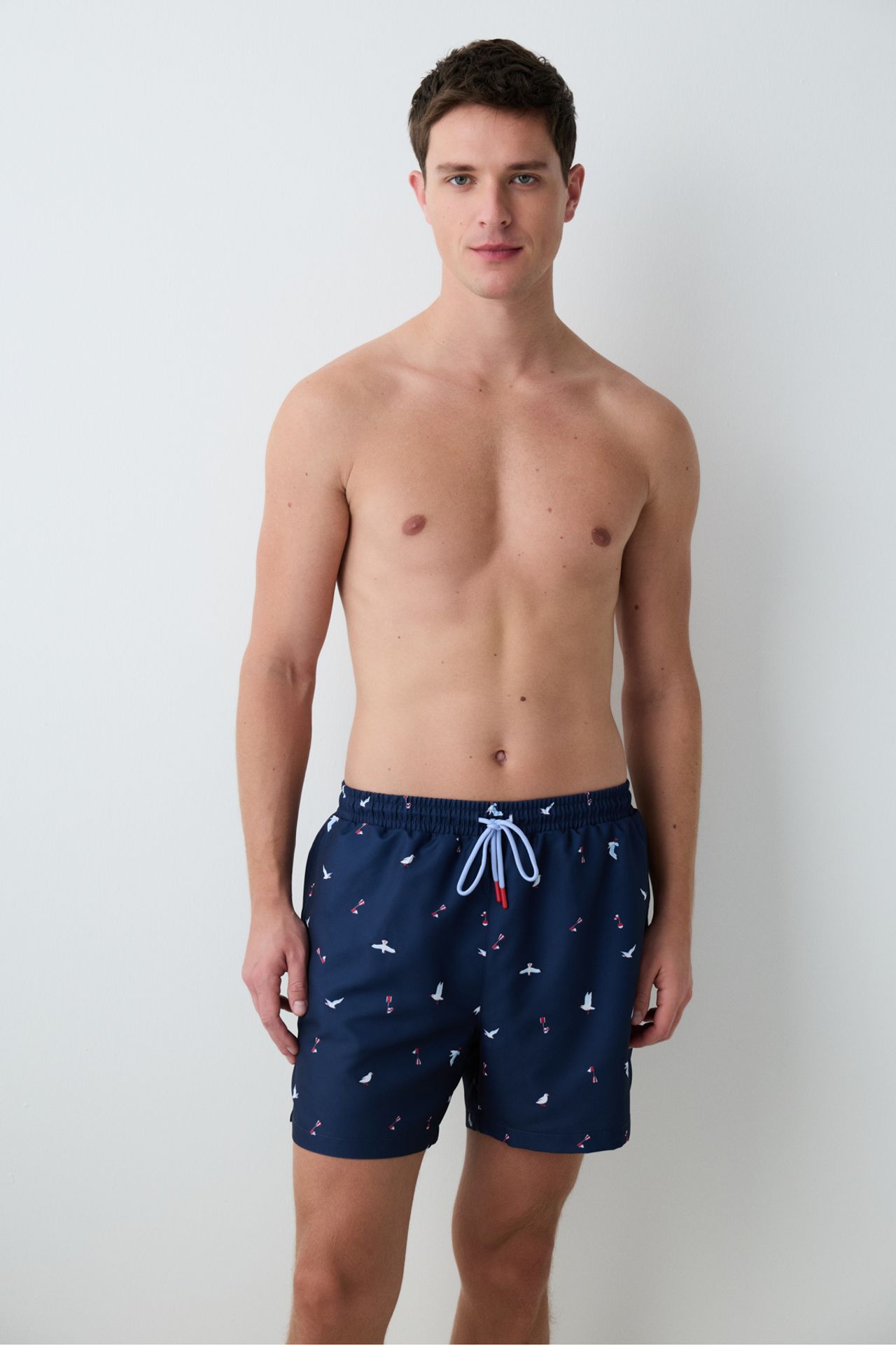 PENTI Seagull Mid Waist Men's Swim Shorts 5