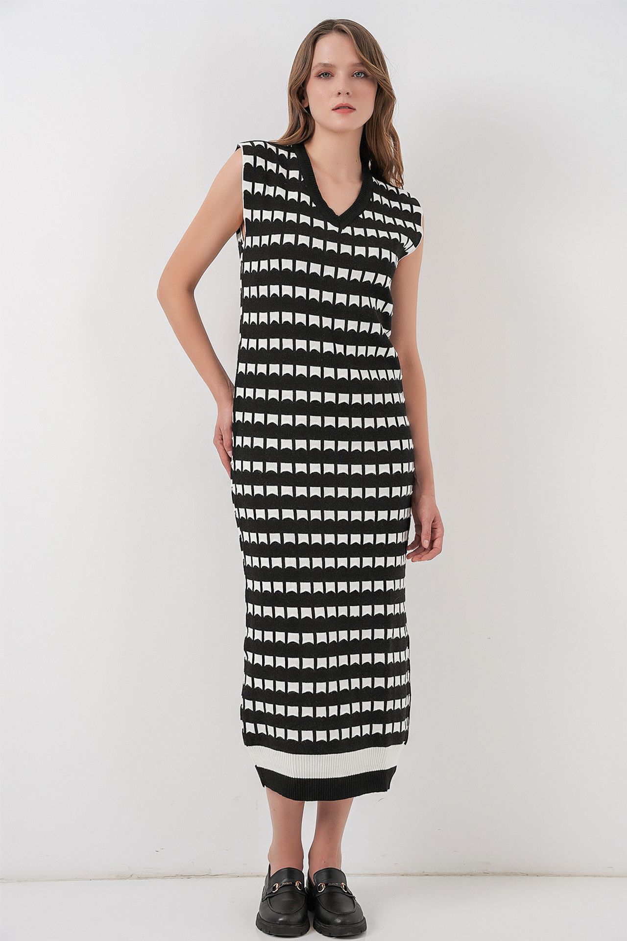 BDART Patterned Knitwear Midi Dress 3