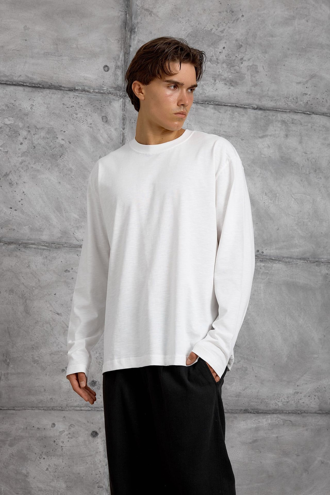 NOMARC Uzun Kollu Bisiklet Yaka Sweatshirt 1