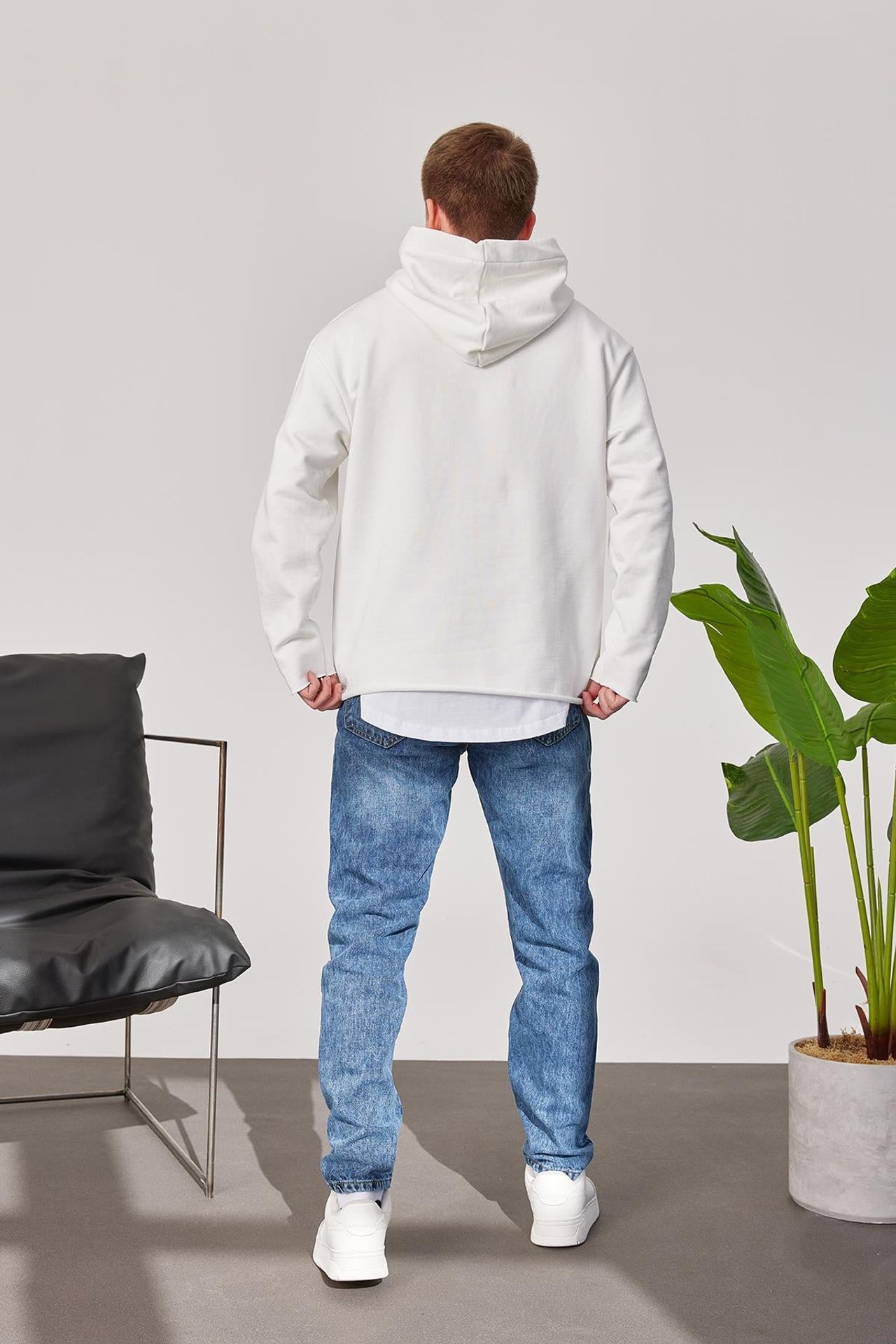 NOMARC Rahat Kapüşonlu Uzun Kollu Sweatshirt 3