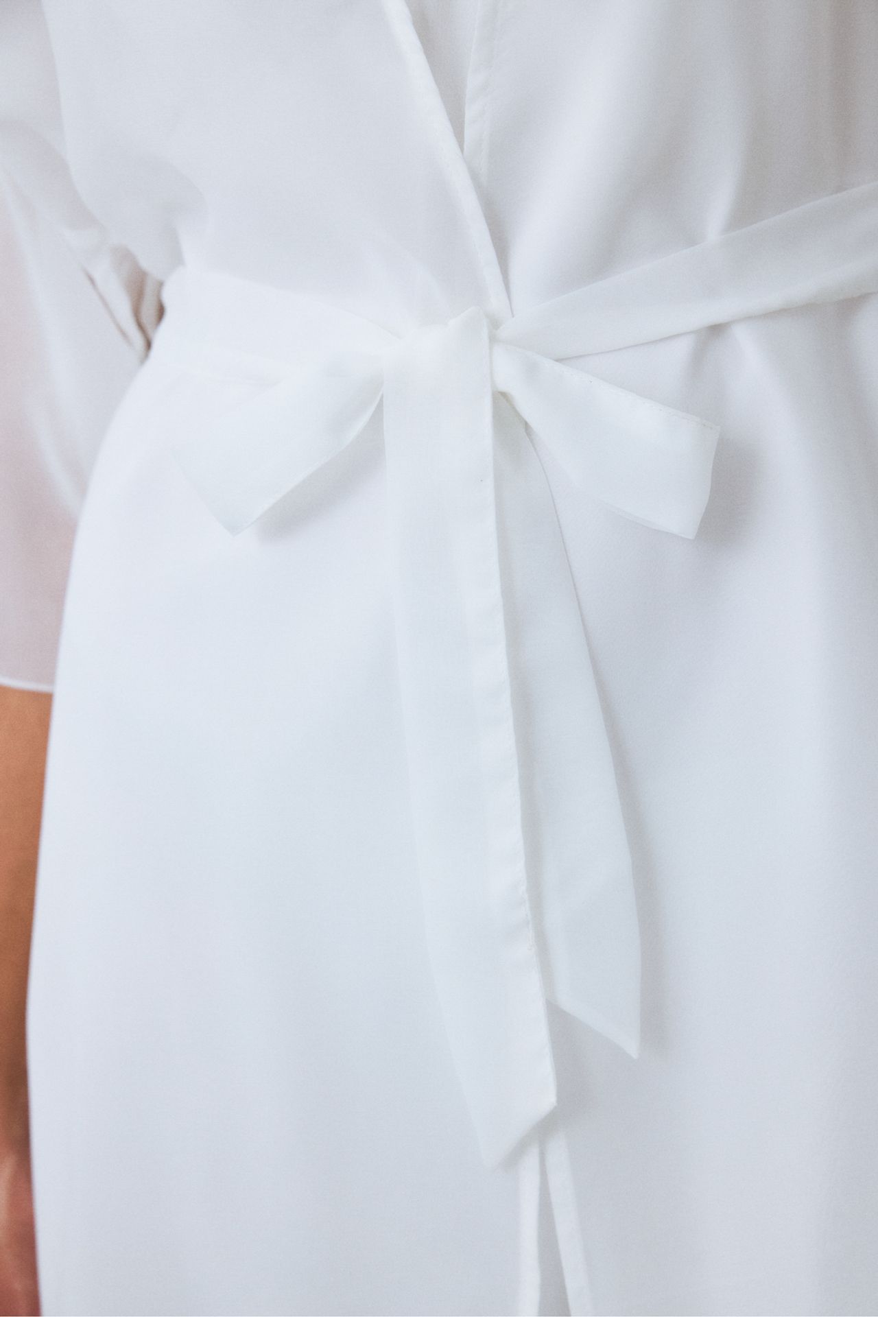 PENTI Kırık Bridal Charming Short Sleeve Bridal Robe 3