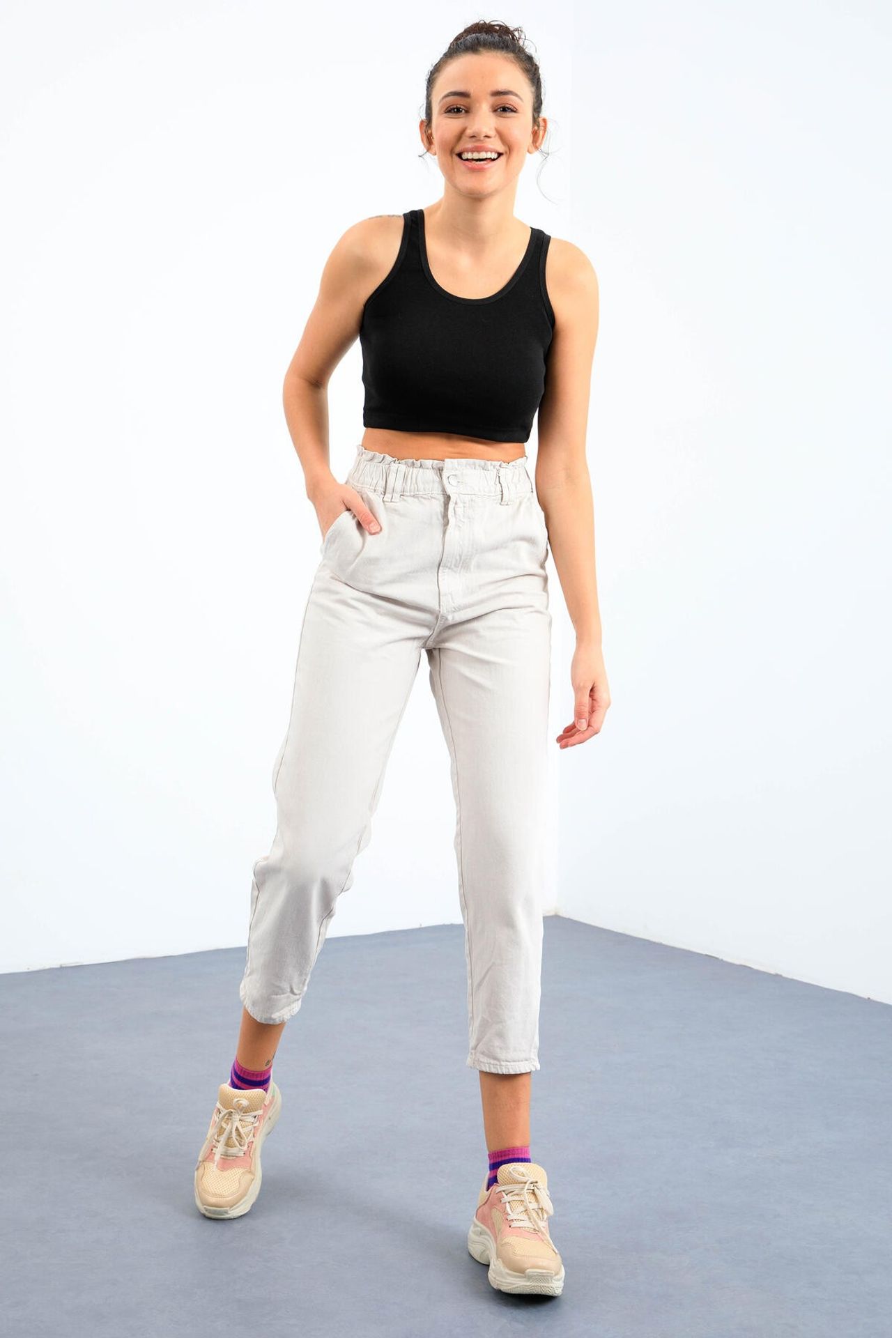 TOMMY Ribbed Sleeveless Crop Top 4