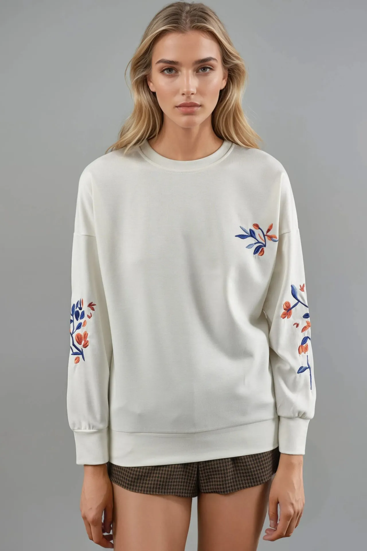 BERSAN Kadın Bisiklet Yaka Sweatshirt 7
