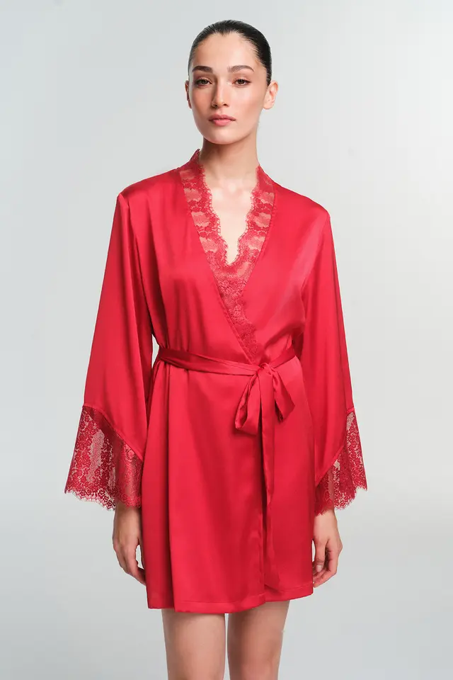 PENTI Henna Lace Robe