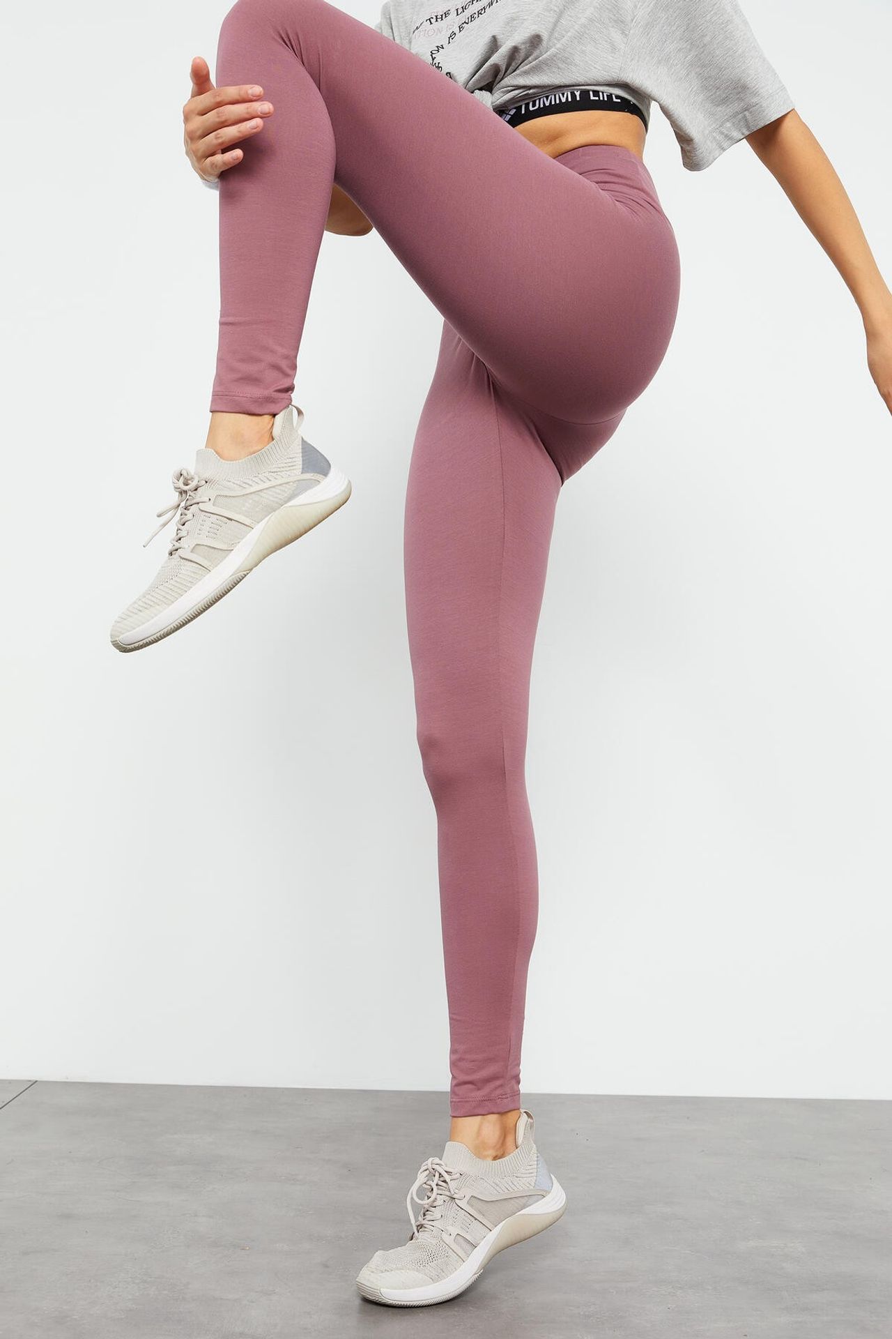 TOMMY High-Waist Cotton Elastane Leggings 4