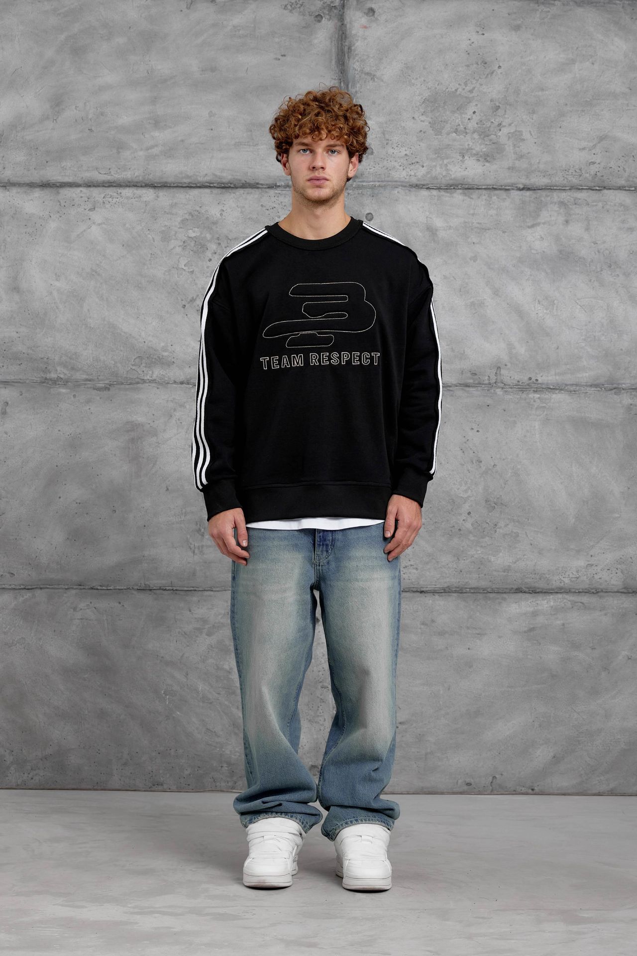 NOMARC Rahat Kesimli Bisiklet Yaka Sweatshirt 6