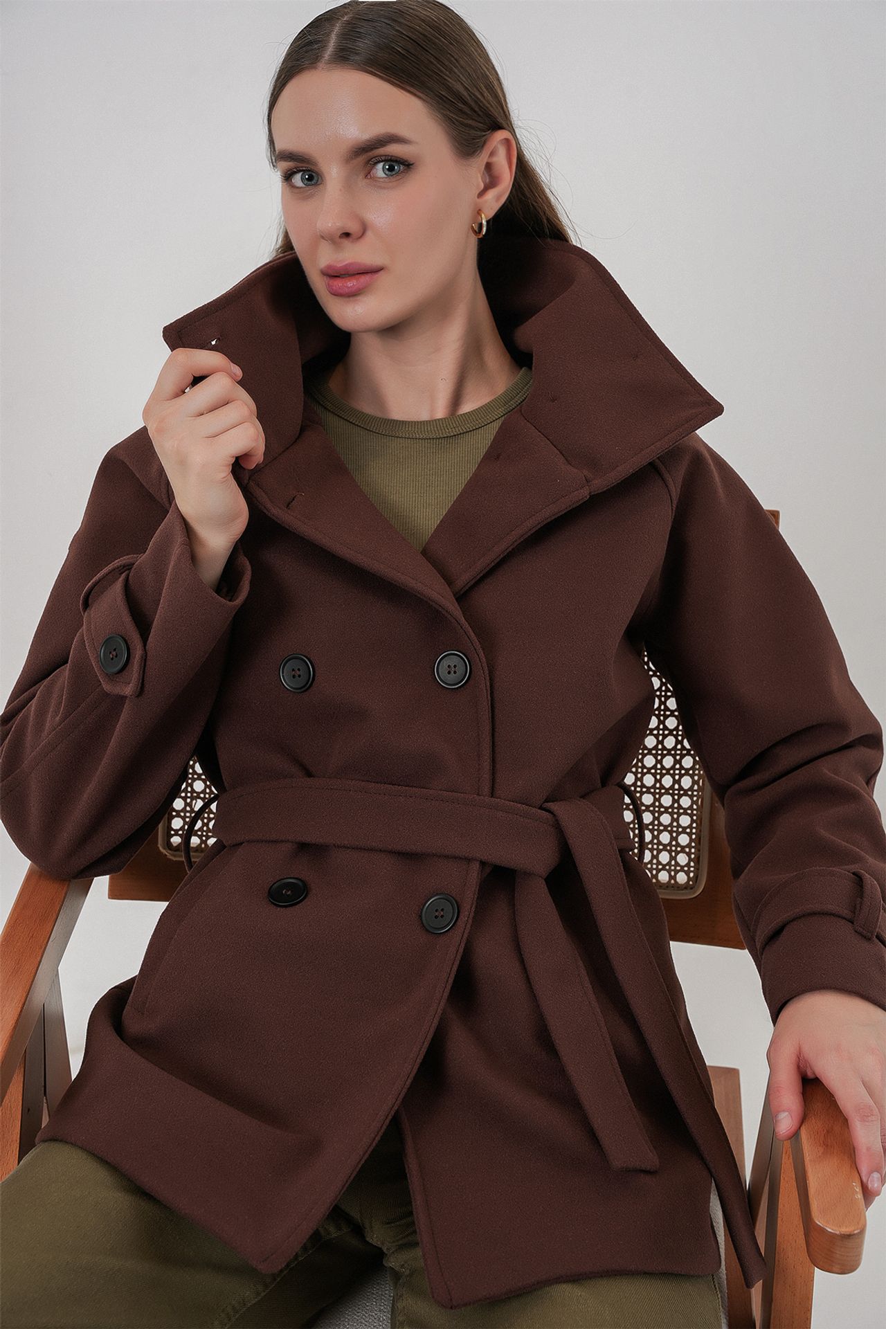 BDART Textured Gabardine Buttoned Coat 3