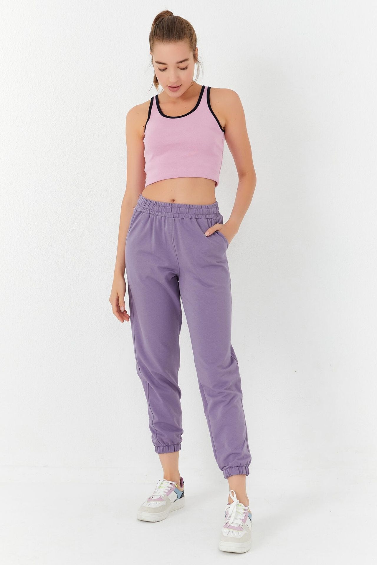 TOMMY Ribbed Sleeveless Crop Top 6