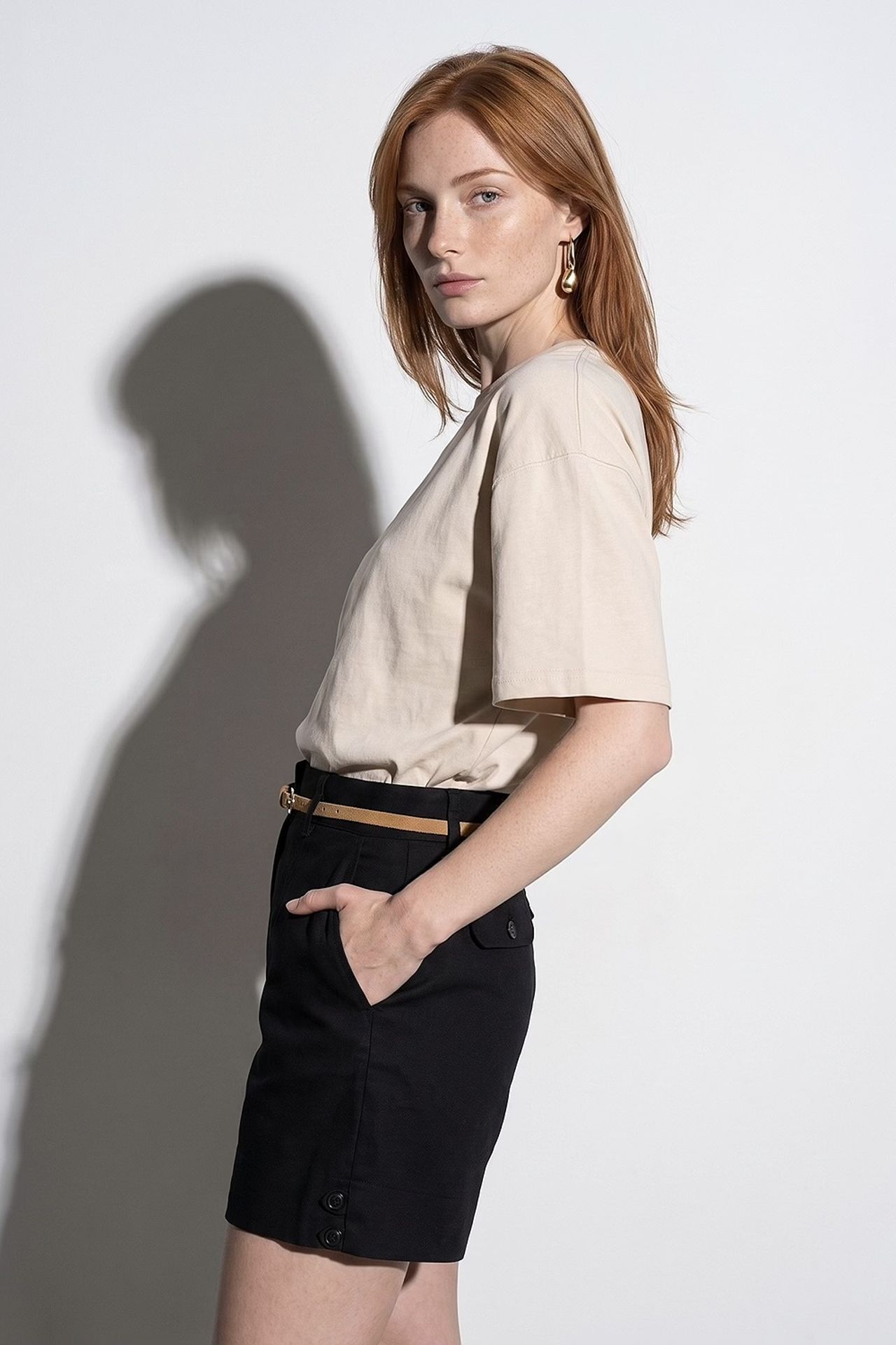 DILVIN Oversized Cotton Crew Neck T-Shirt 3